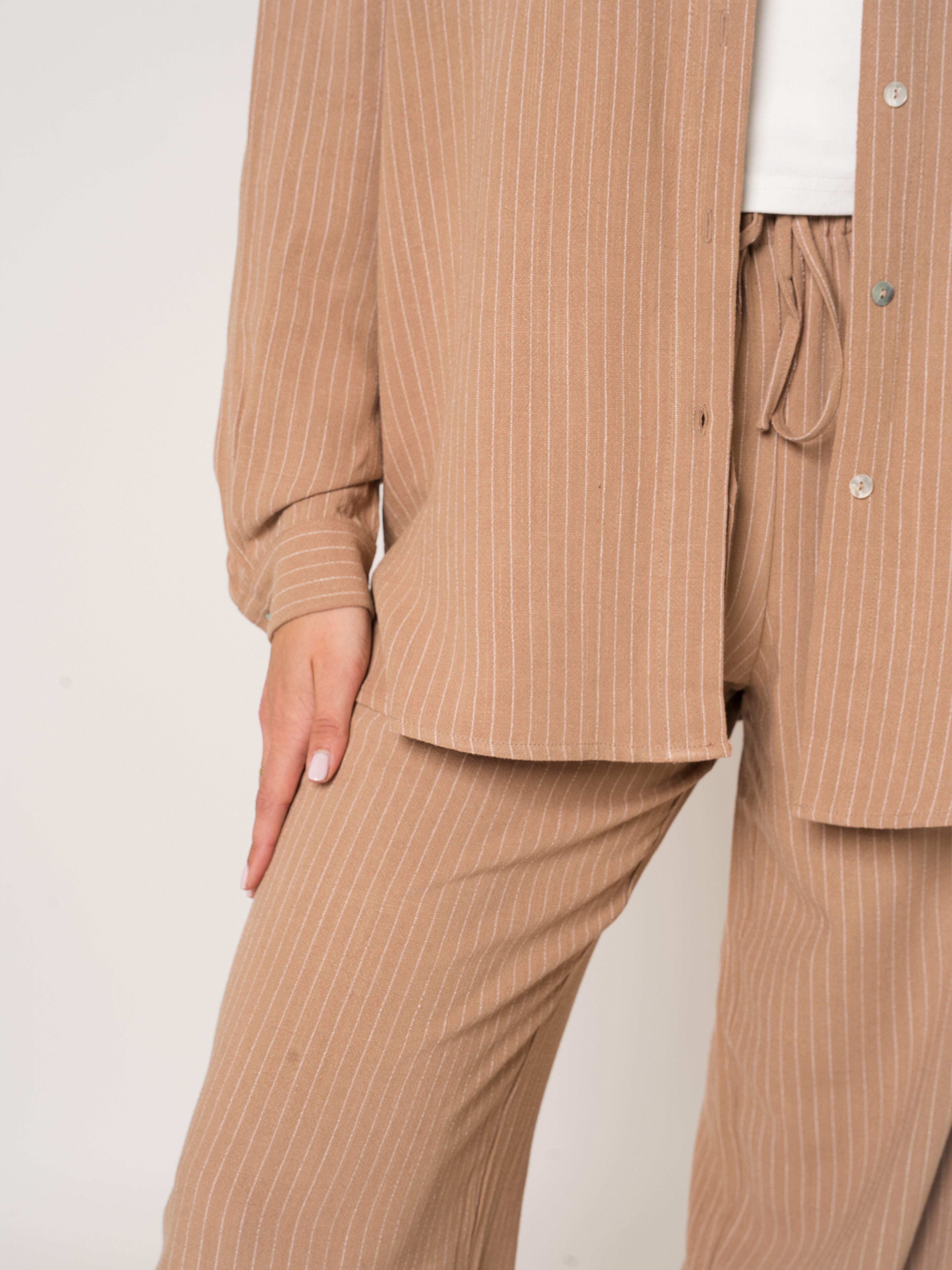 All Stripes Linen Set