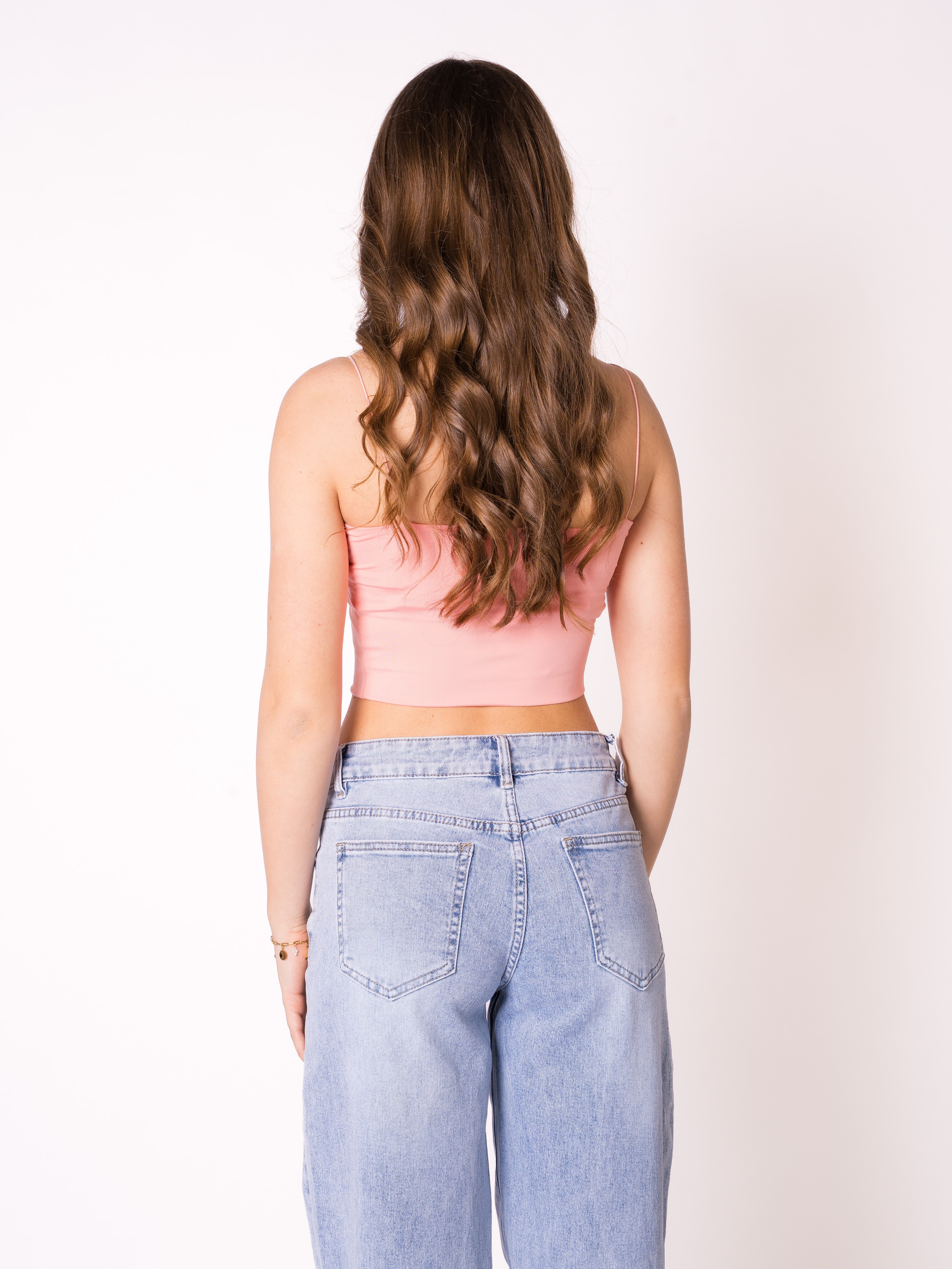 Seamless Crop Top - Peach