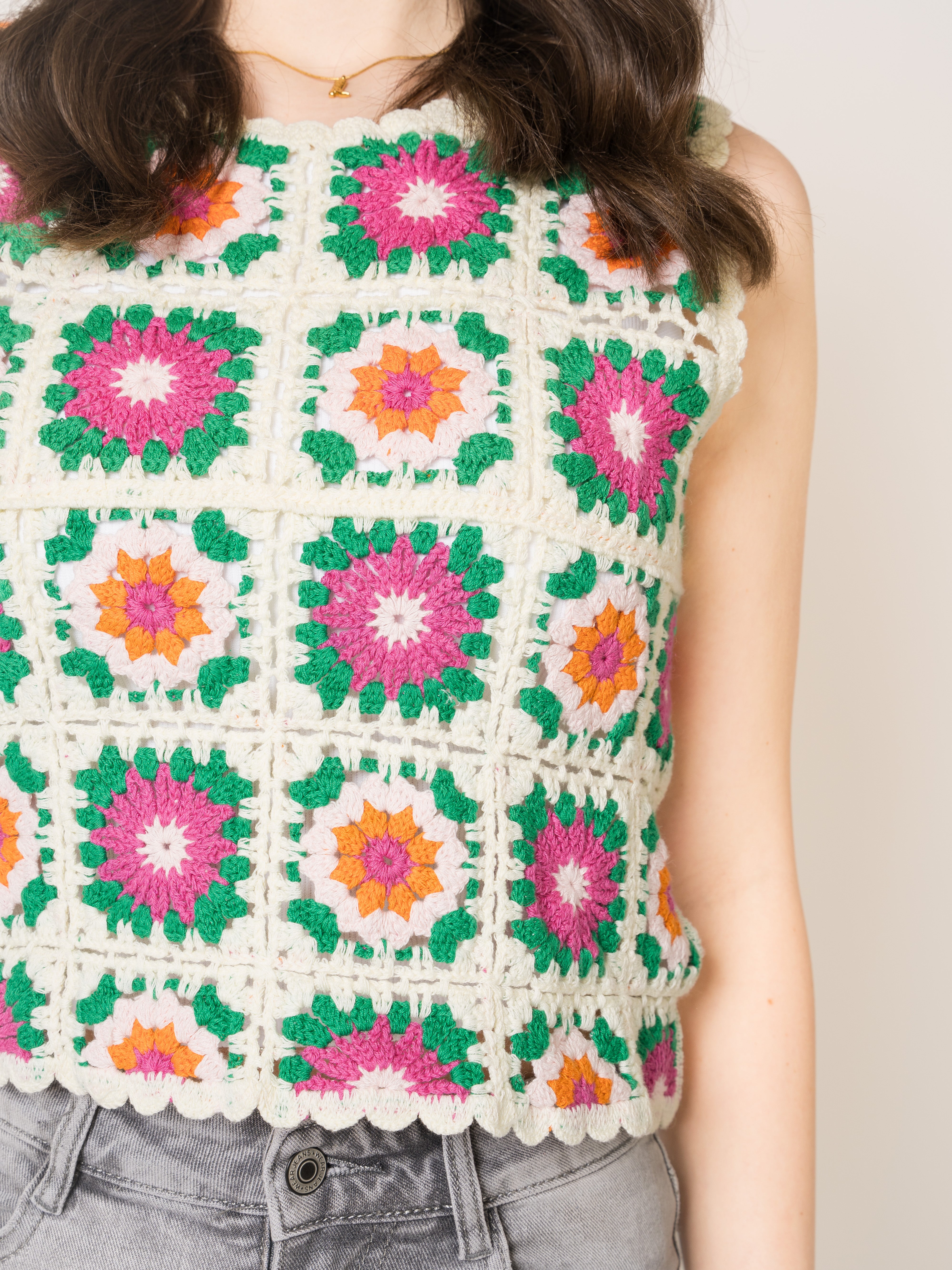 Green Side Rosie Crochet Top