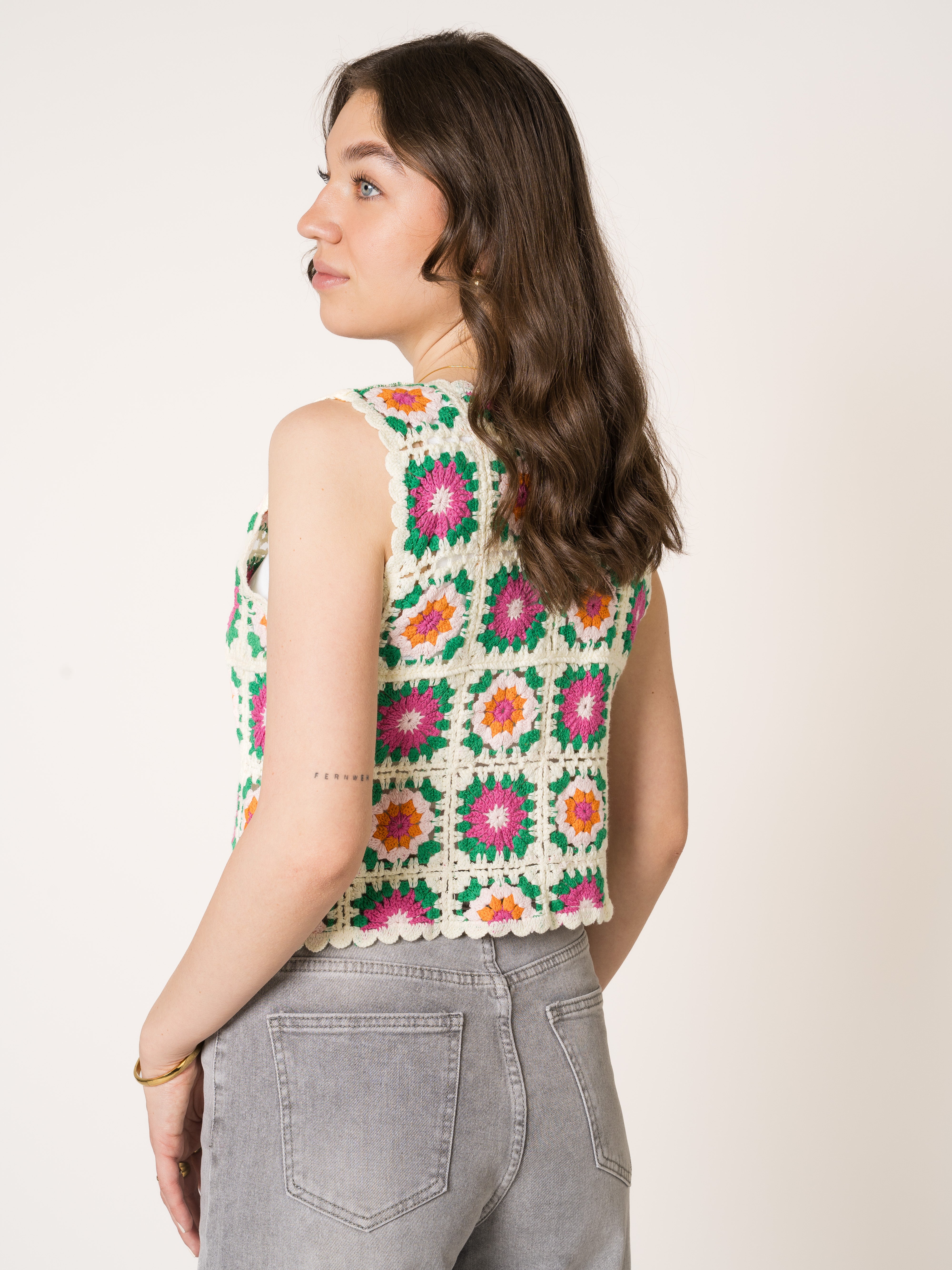 Green Side Rosie Crochet Top