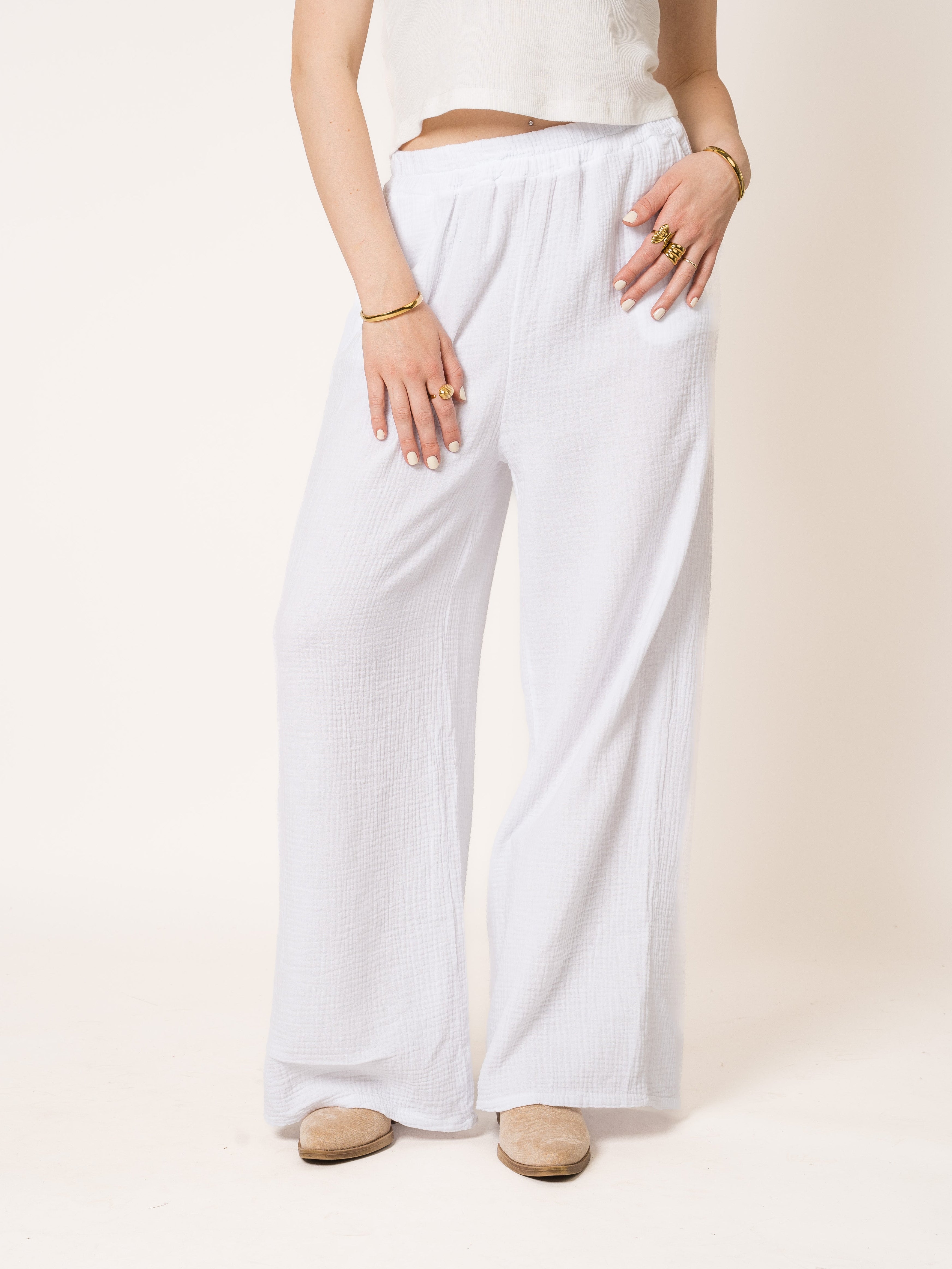 Musselinhose Wide