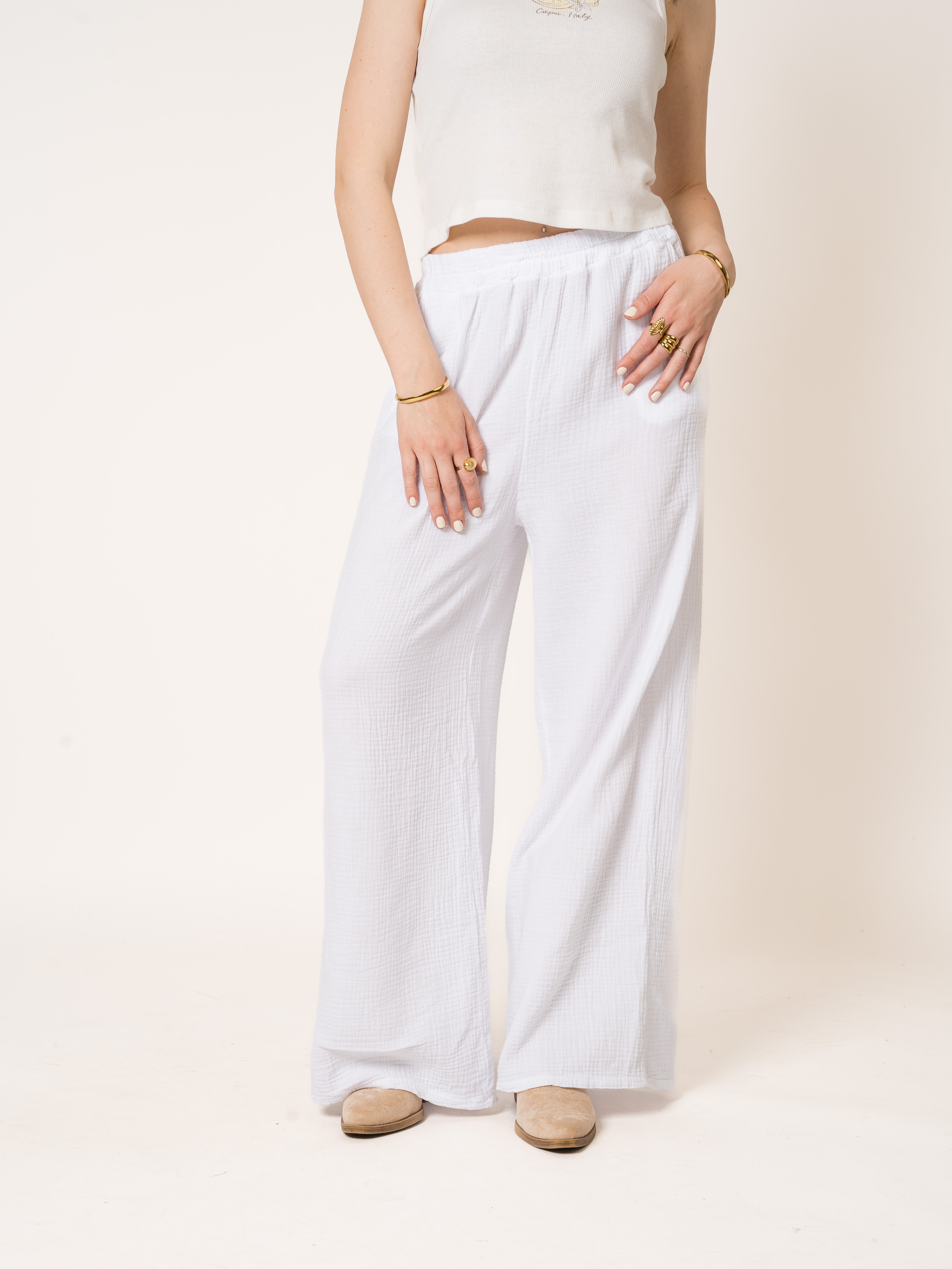 Musselinhose Wide