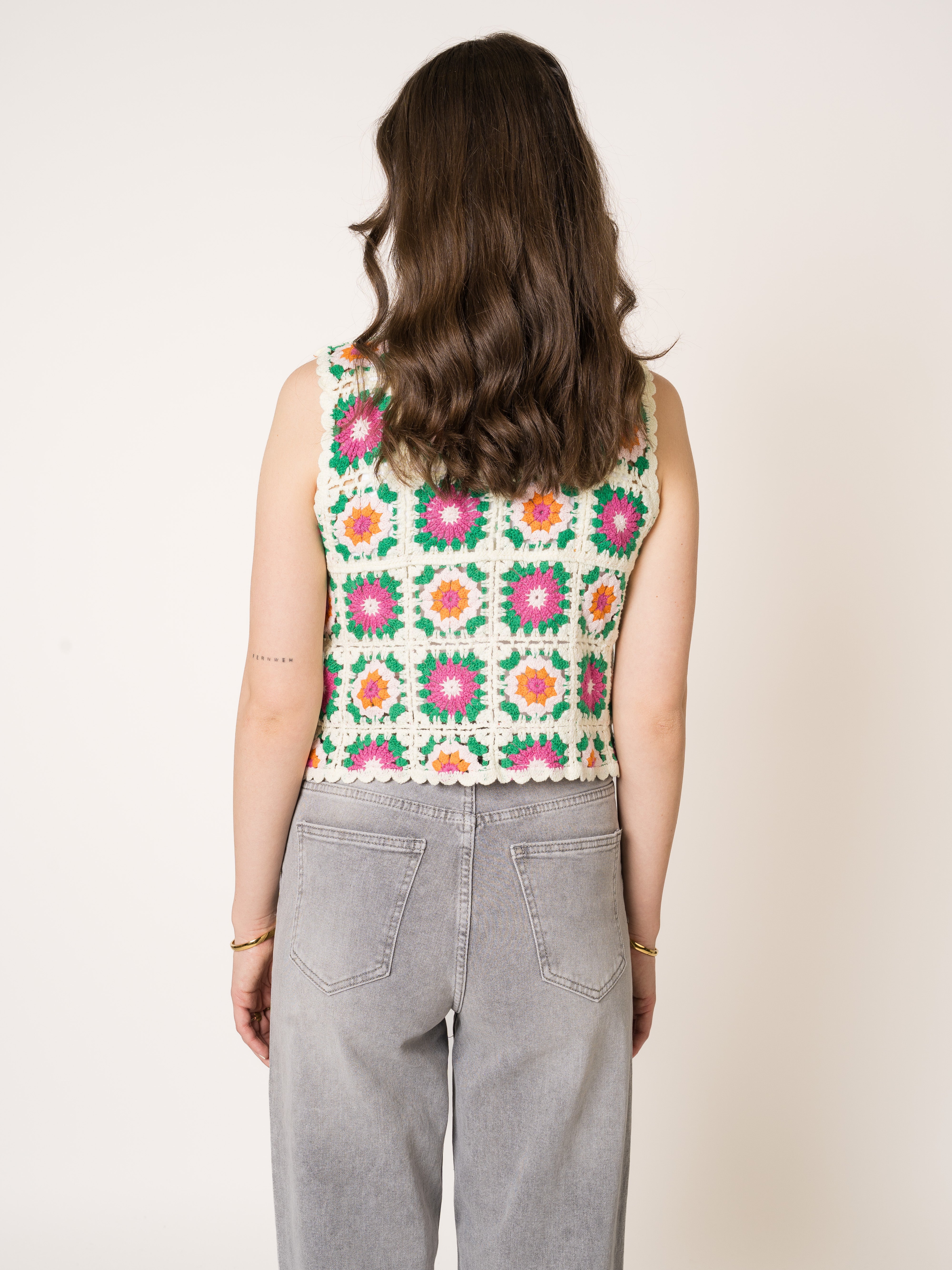 Green Side Rosie Crochet Top