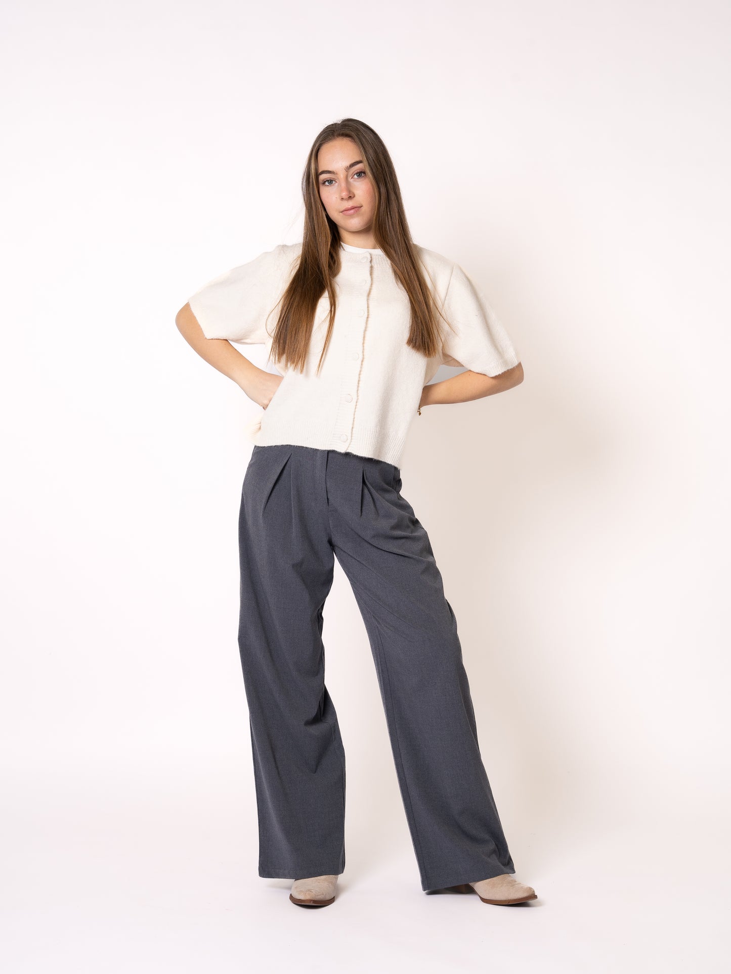 Sun's out Strickshirt - Creme