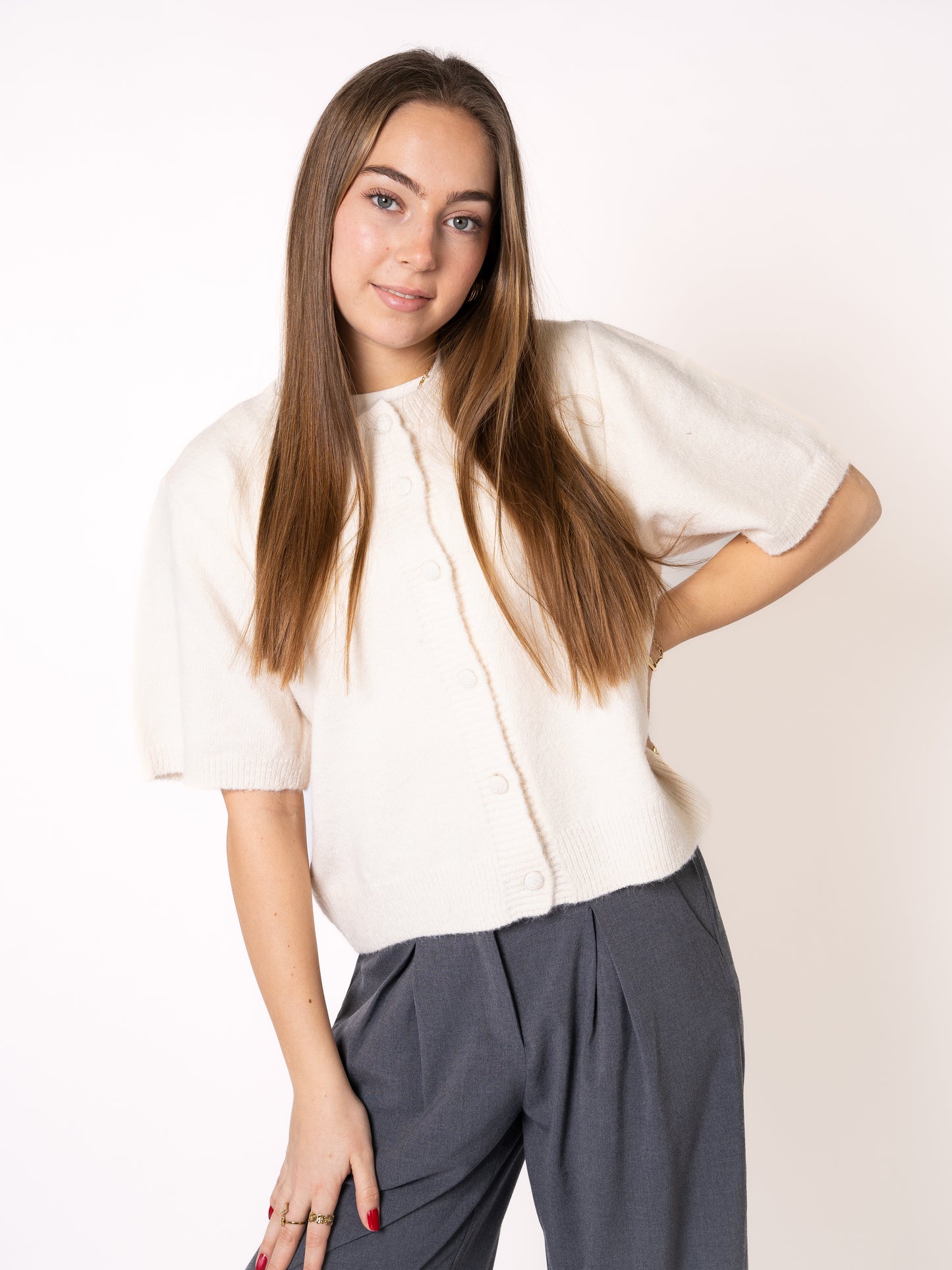 Sun's out Strickshirt - Creme