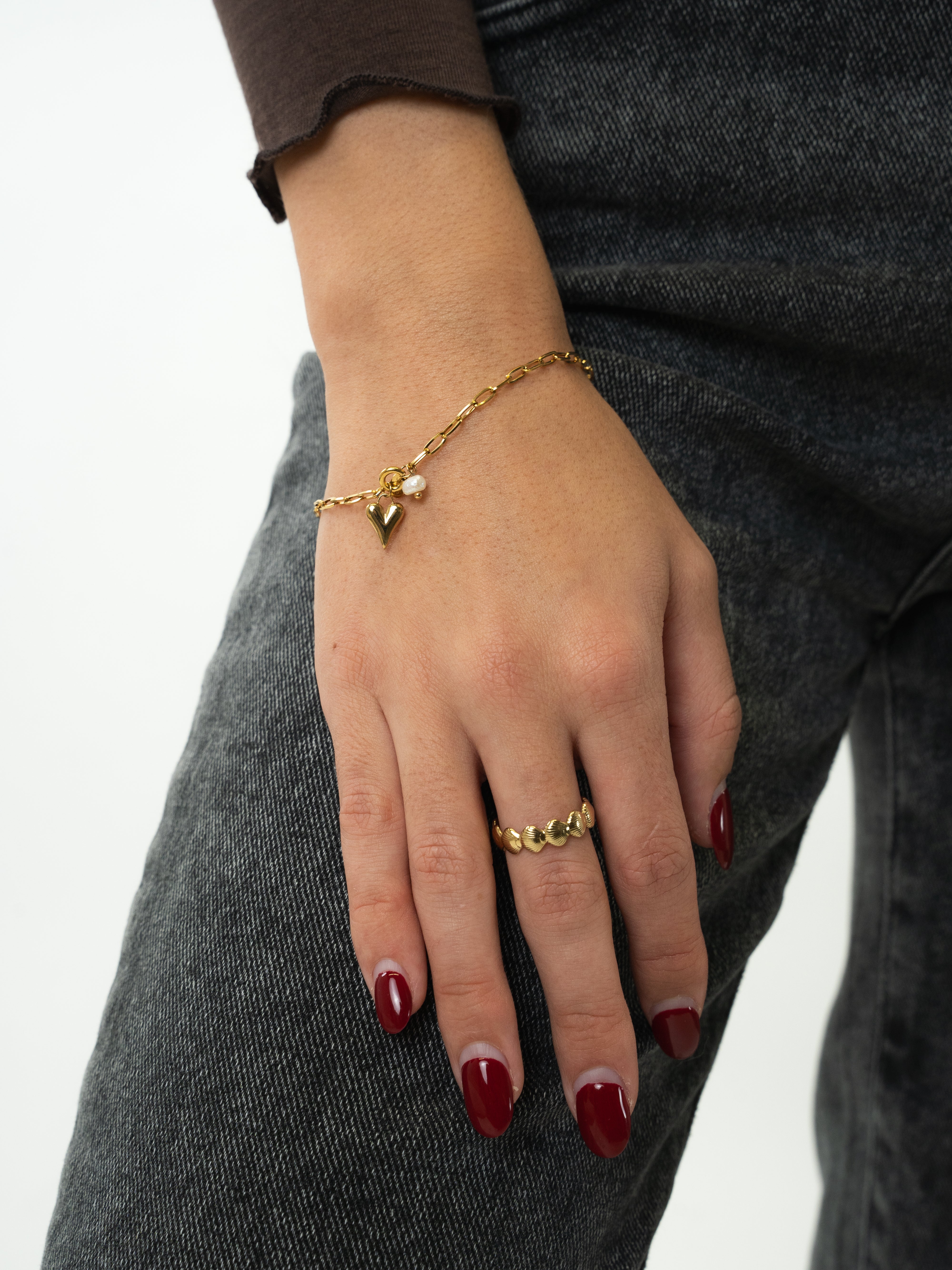 Herzensglanz Armband  – Gold Silber
