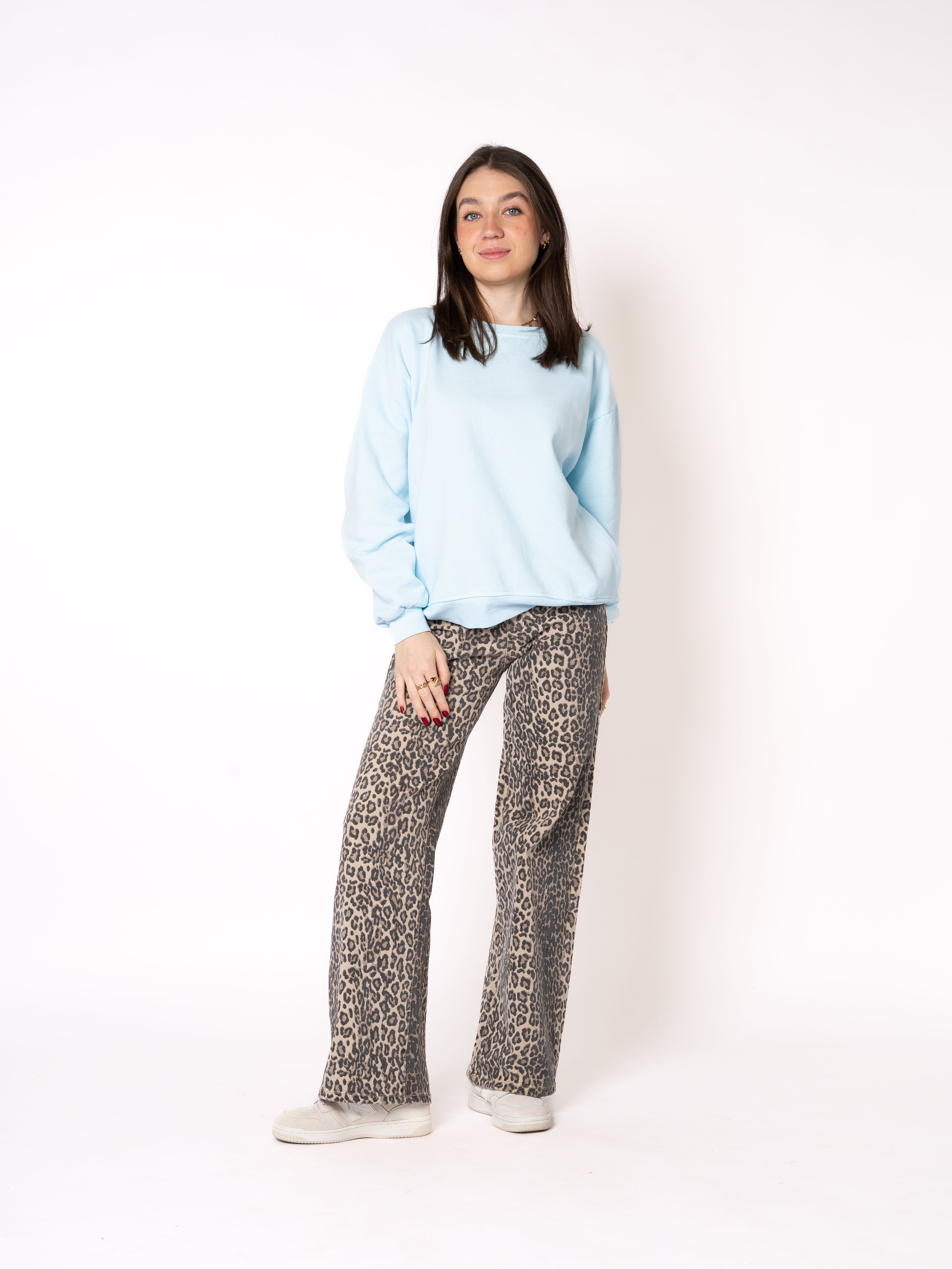 Basic Foundation Sweater - Hellblau