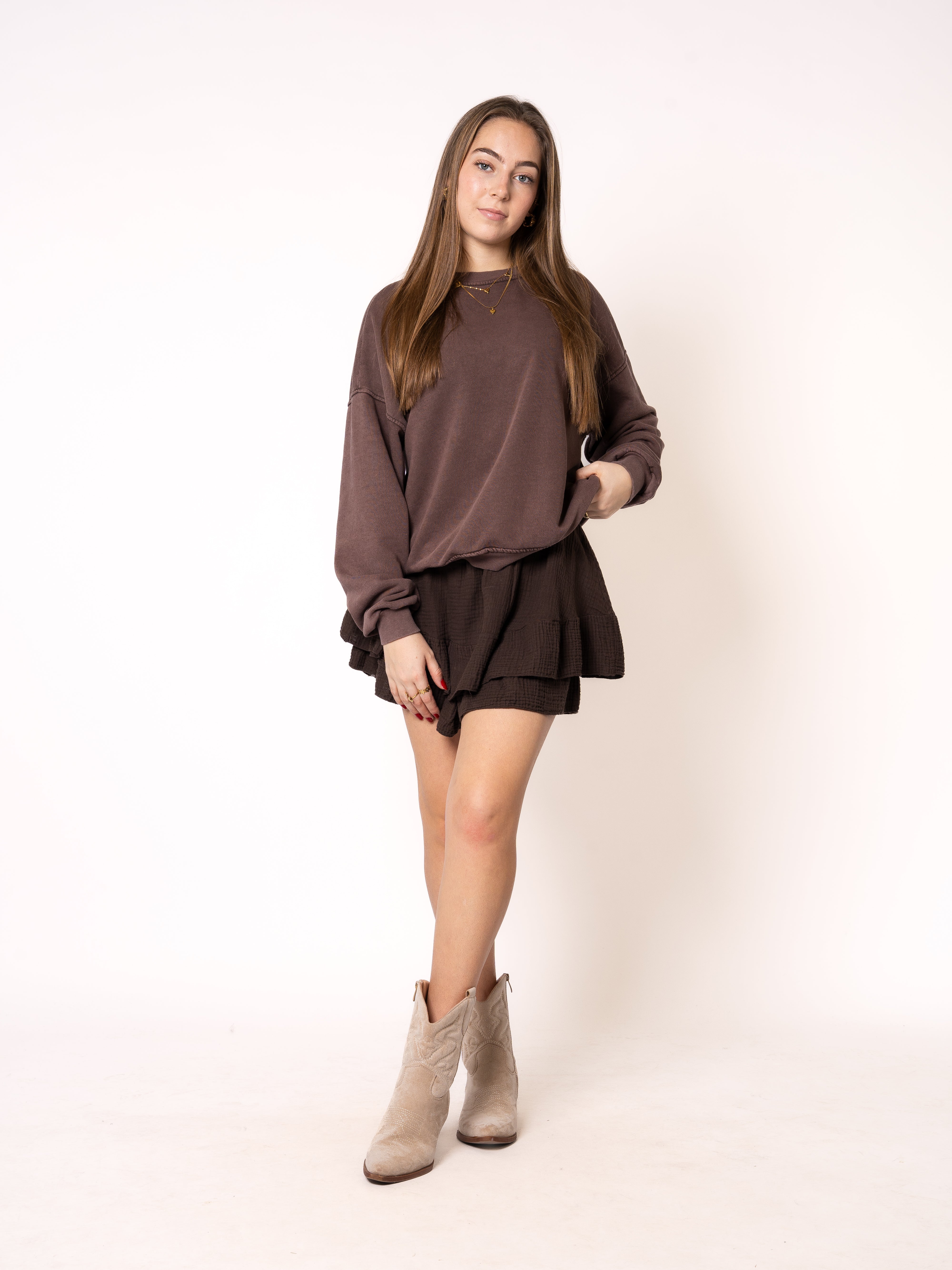 Basic Sweater - Braun