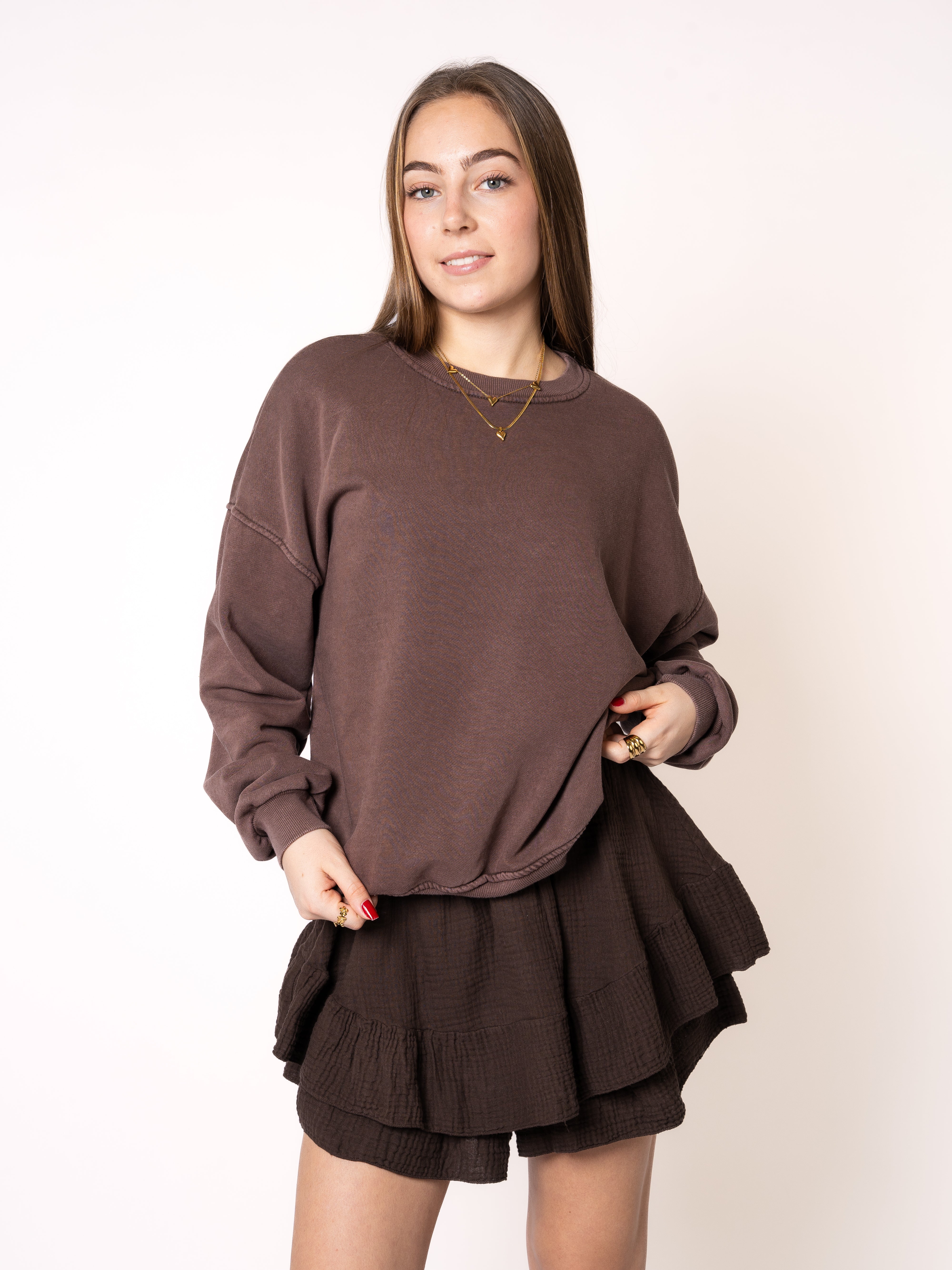 Basic Sweater - Braun