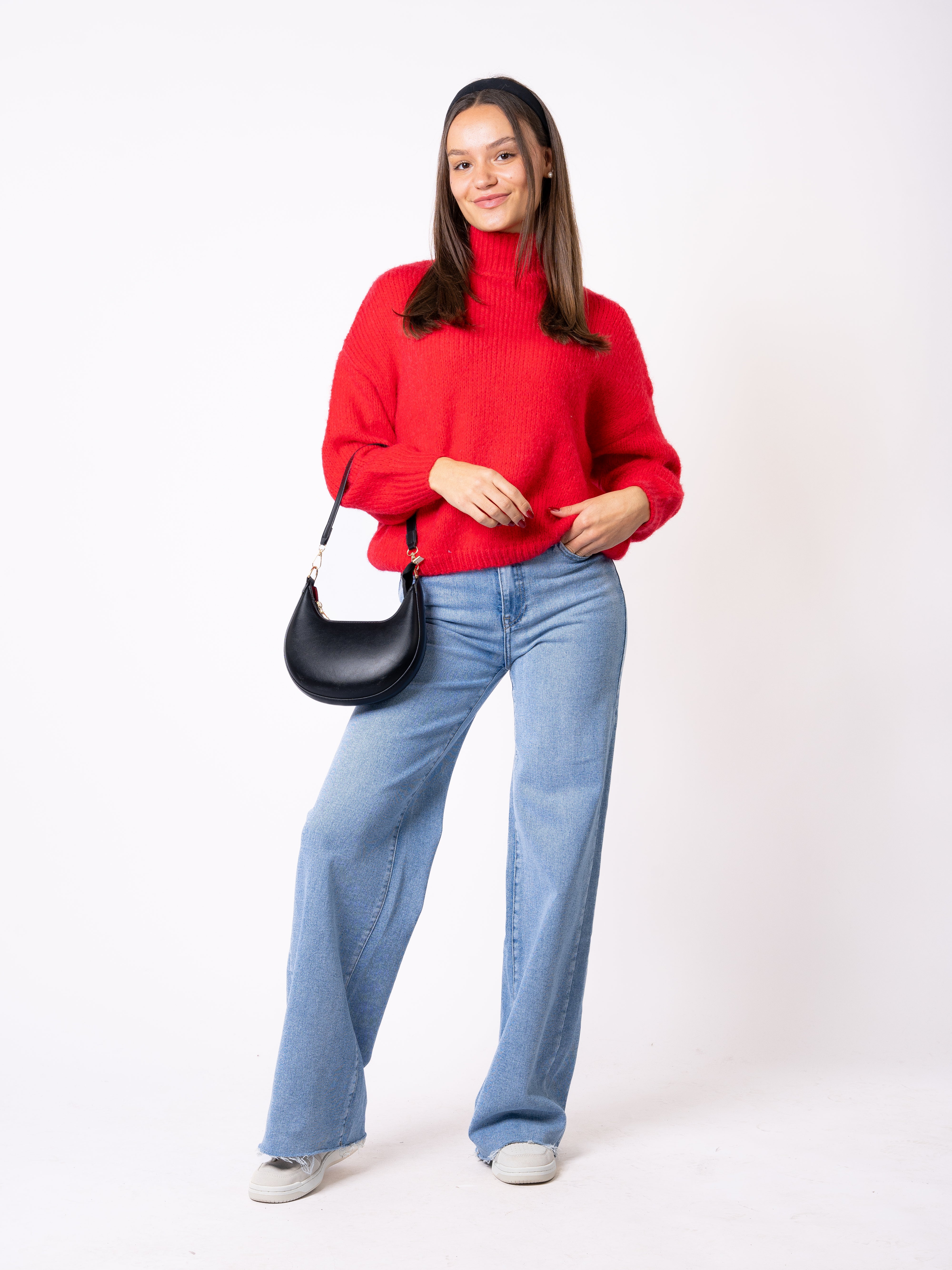 Forever Young Strickpullover - Rot