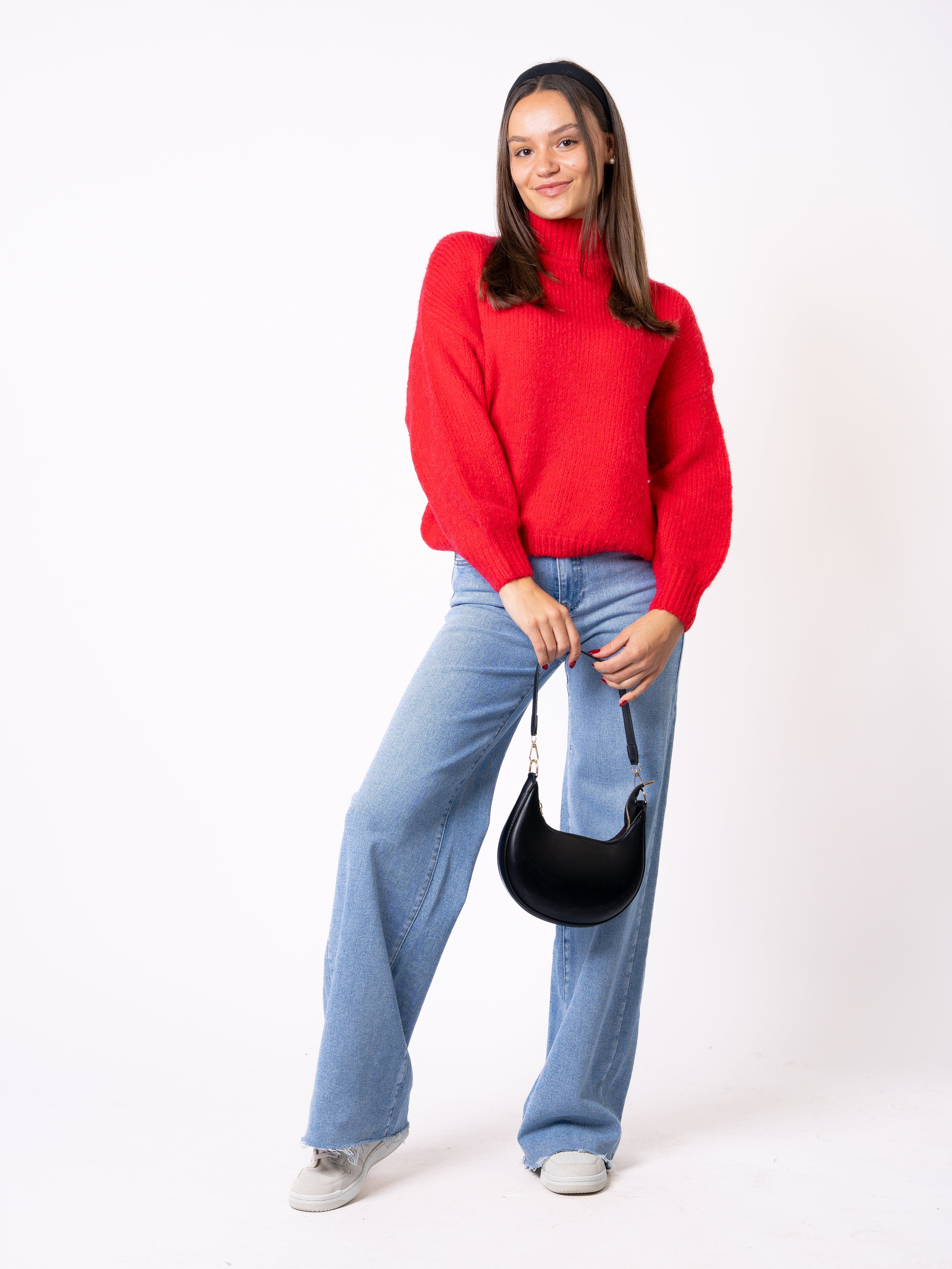 Forever Young Strickpullover - Rot