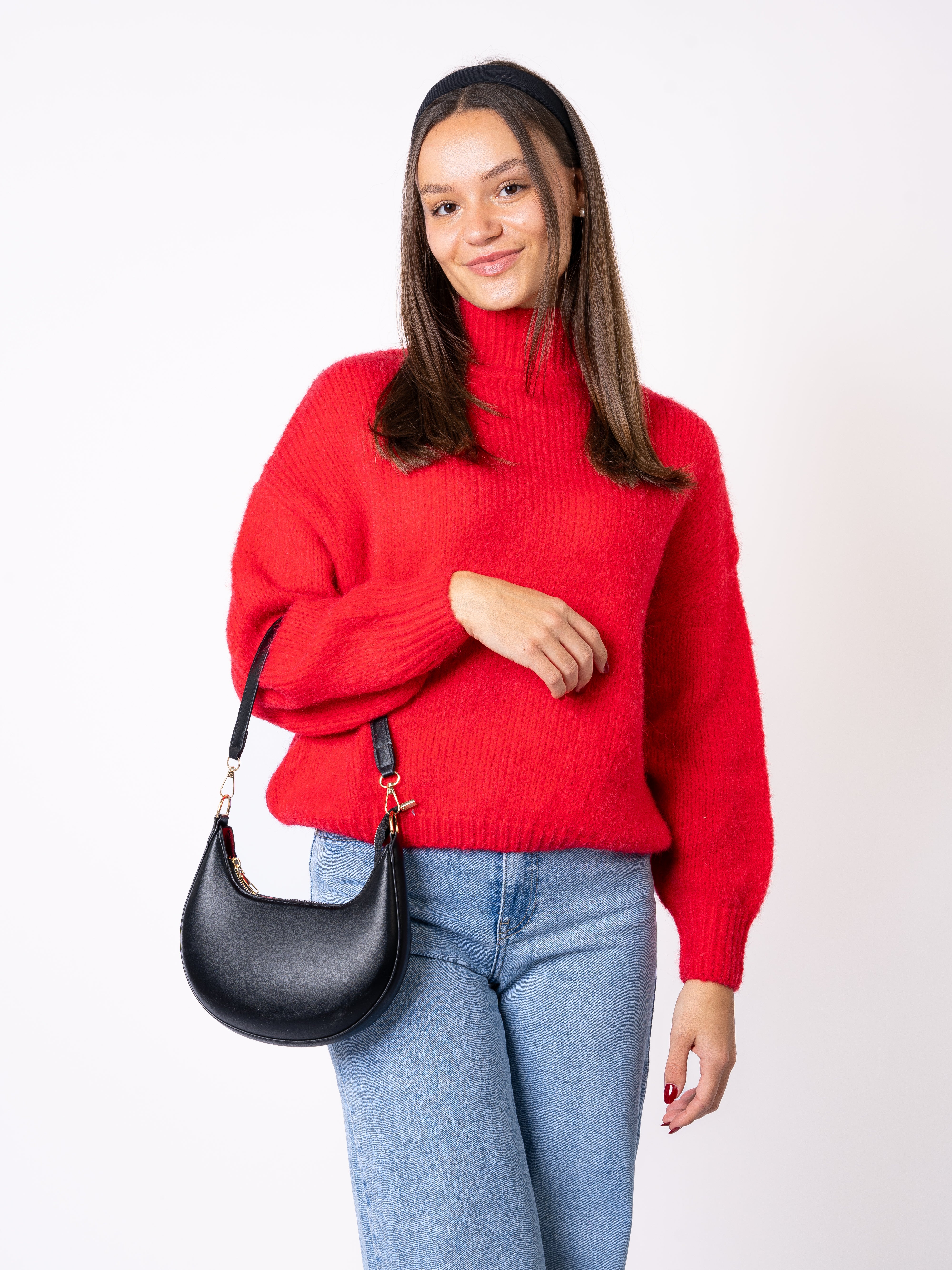 Forever Young Strickpullover - Rot