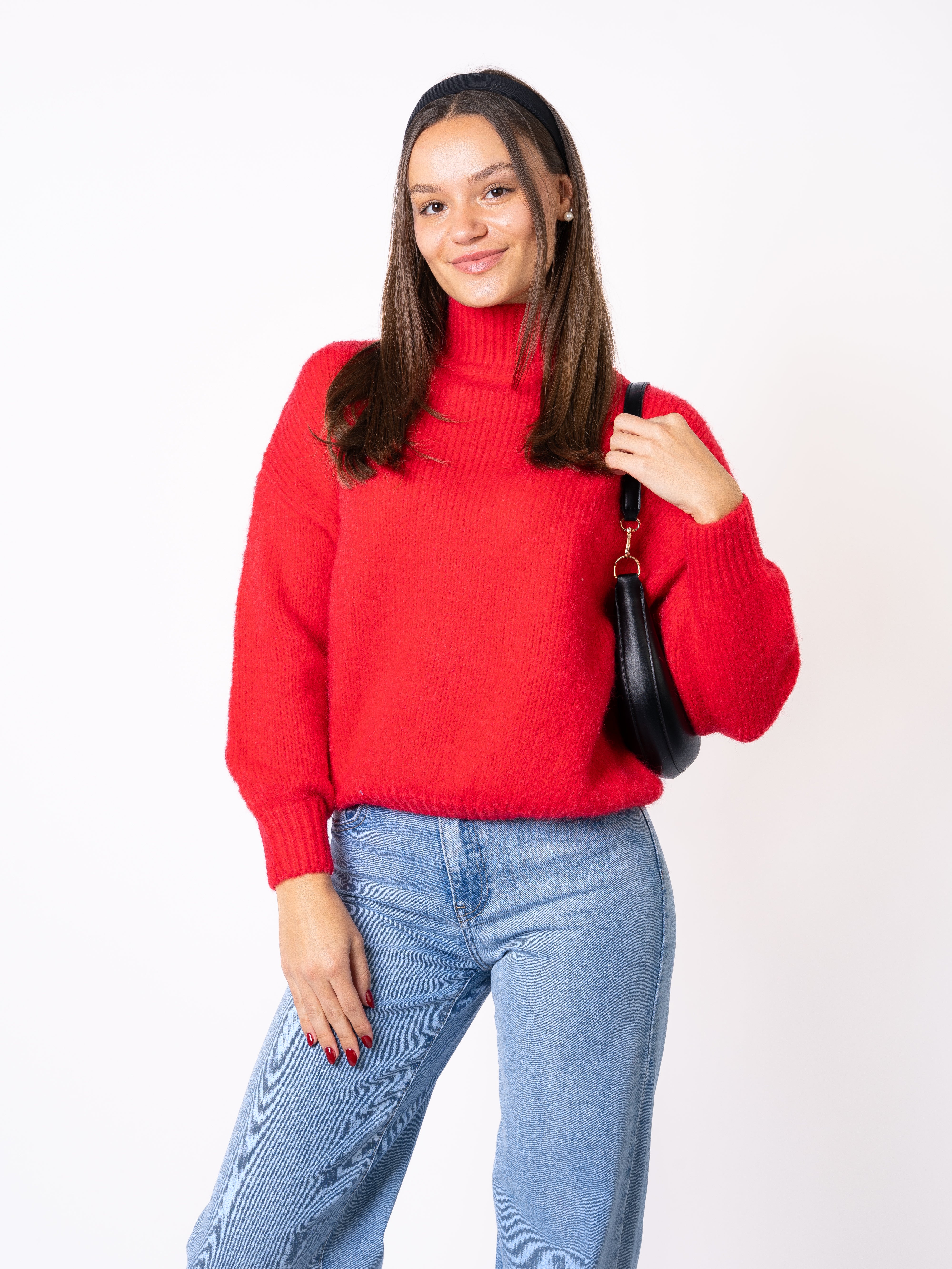 Forever Young Strickpullover - Rot