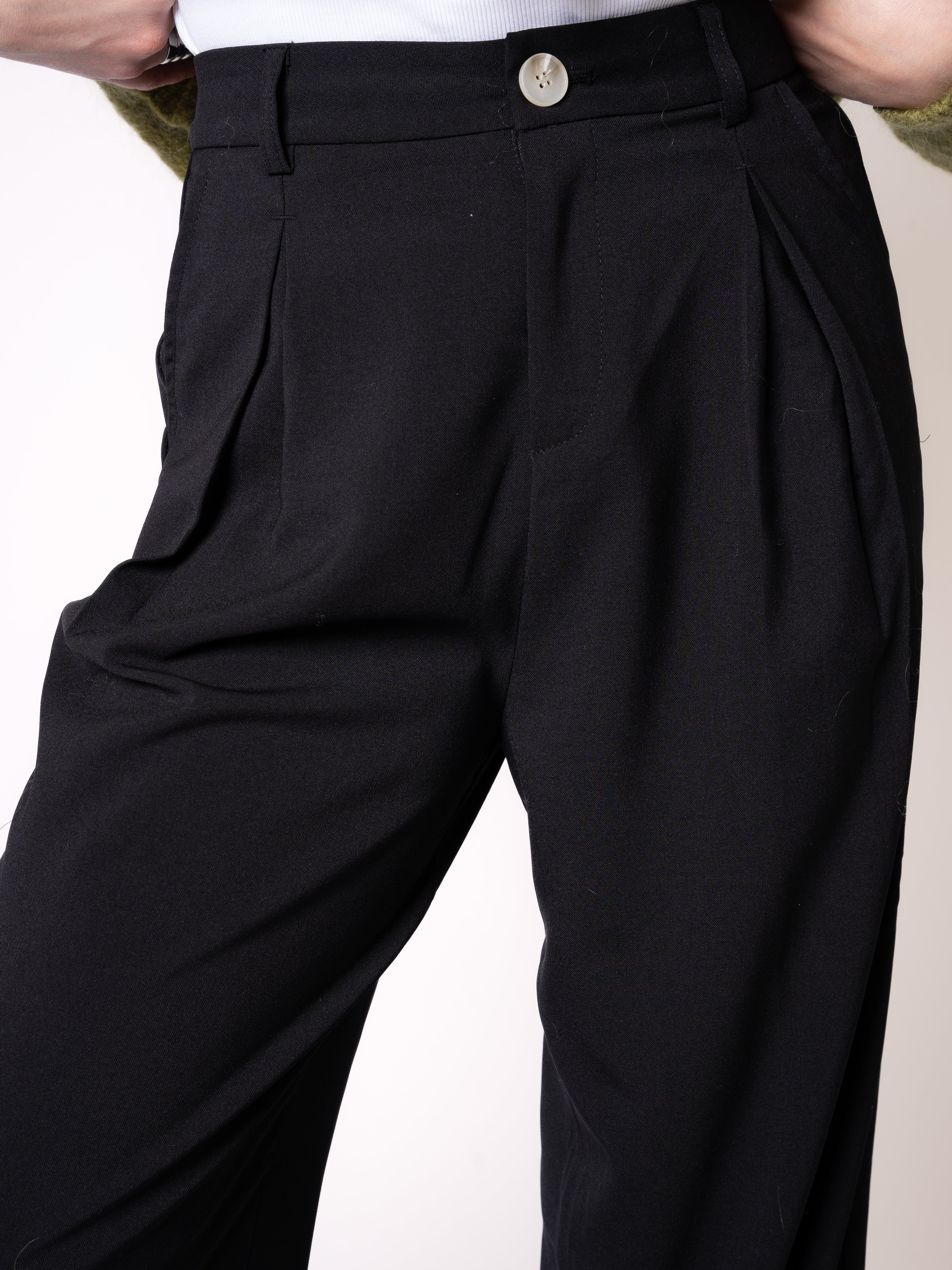 Classy Stoffhose Ellen - Schwarz