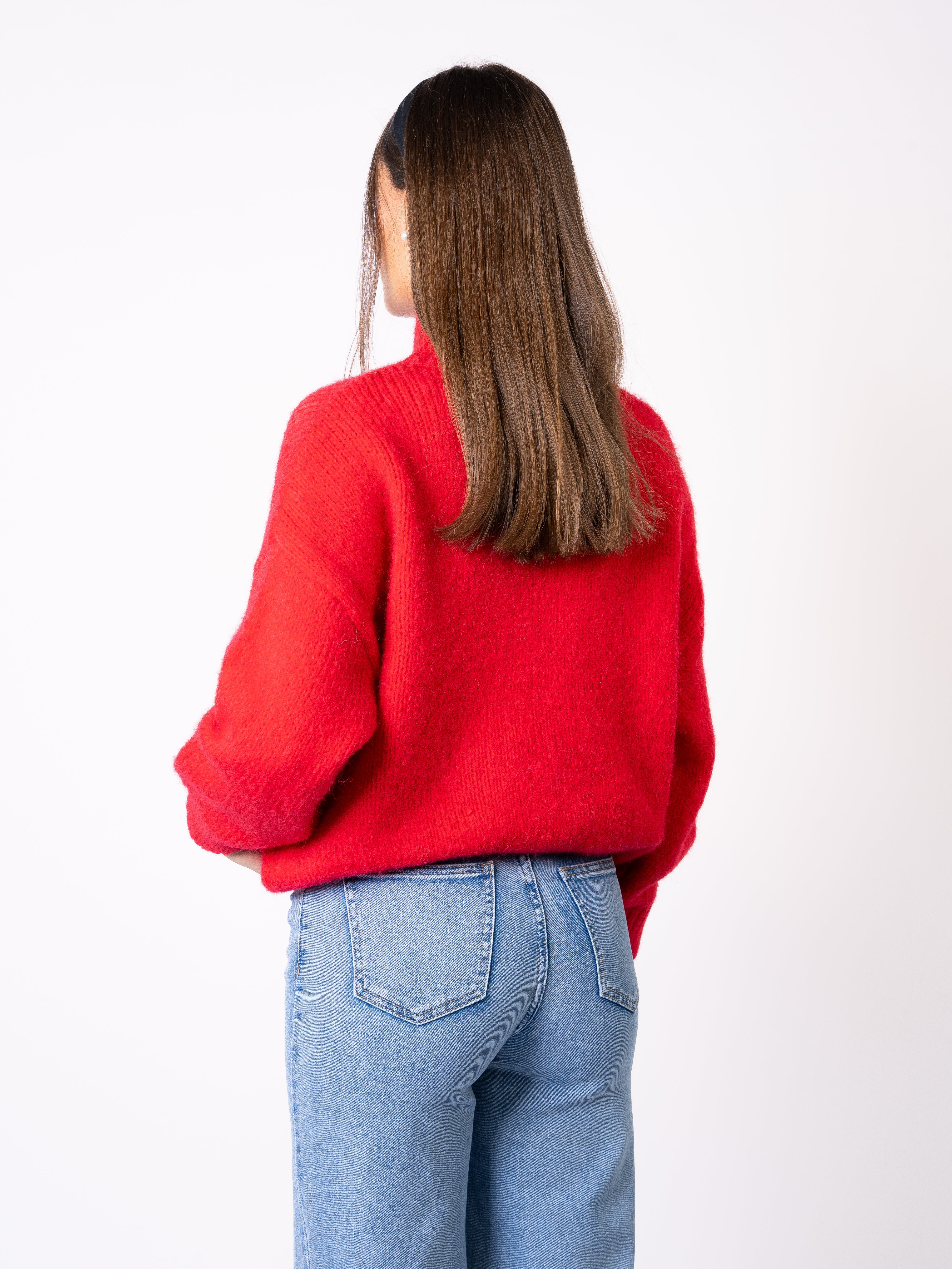 Forever Young Strickpullover - Rot