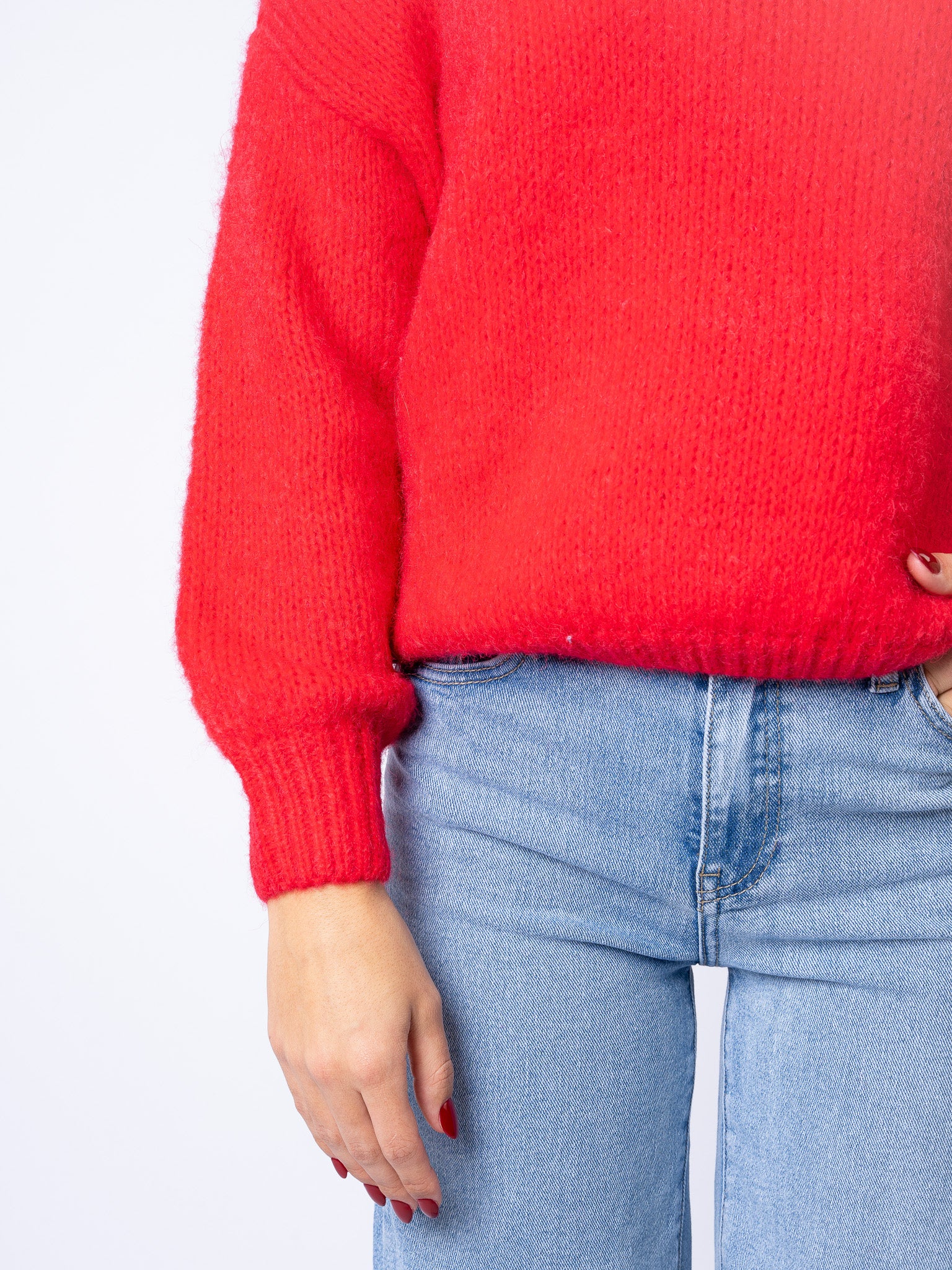 Forever Young Strickpullover - Rot