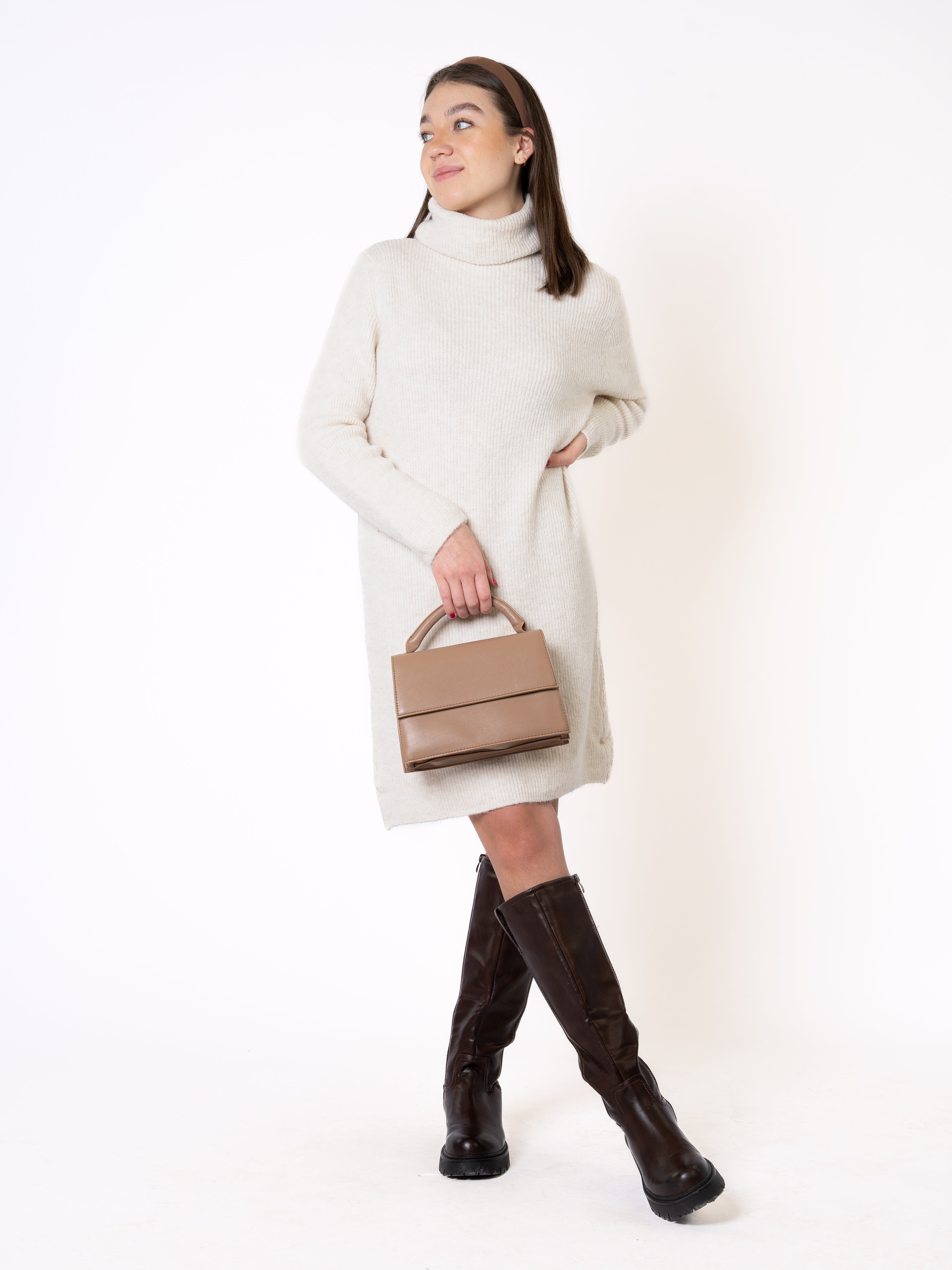 Strickkleid Helena - Creme