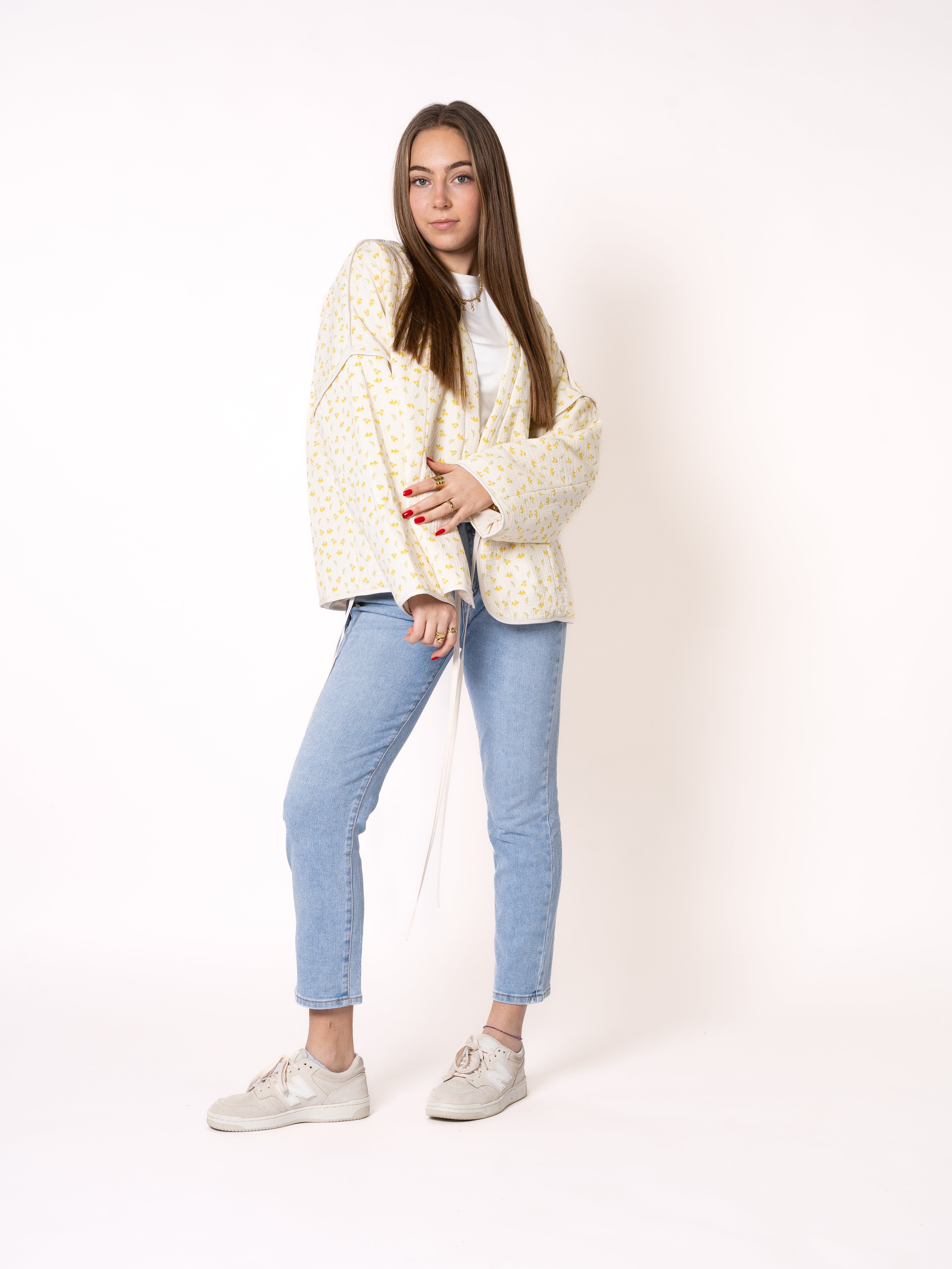 Baumwoll Musselinjacke Lotta - Gelb