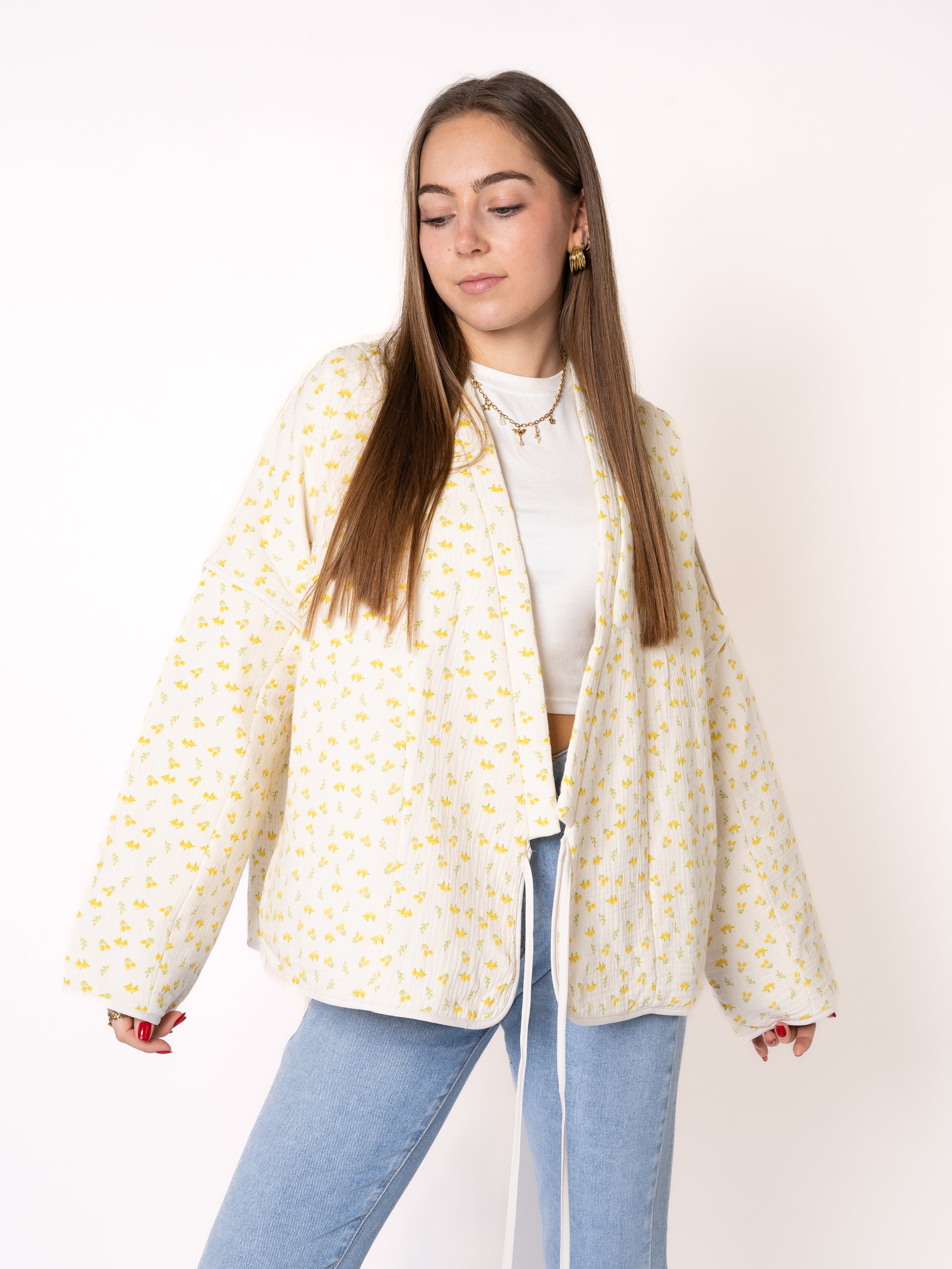 Baumwoll Musselinjacke Lotta - Gelb