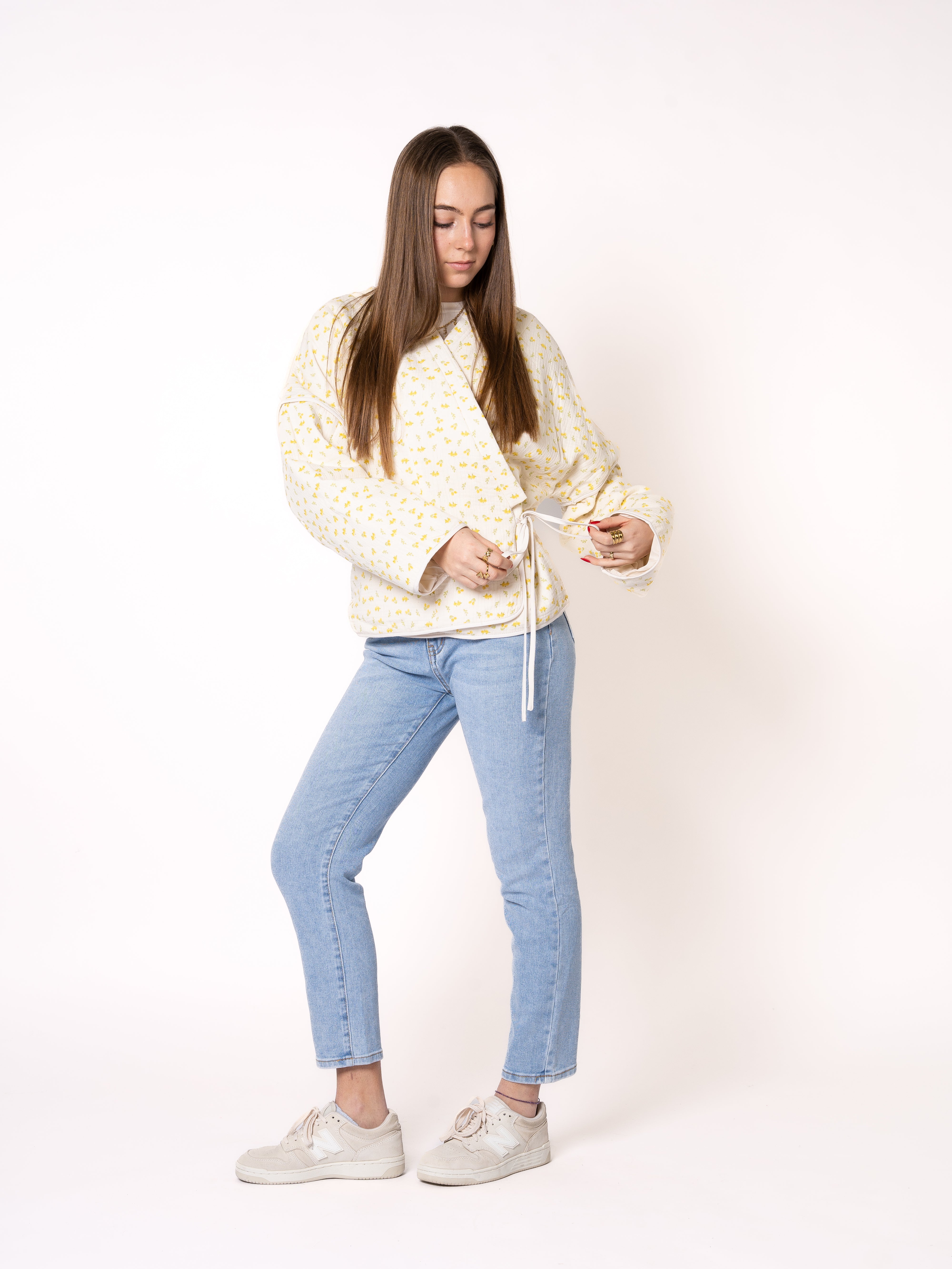 Baumwoll Musselinjacke Lotta - Gelb