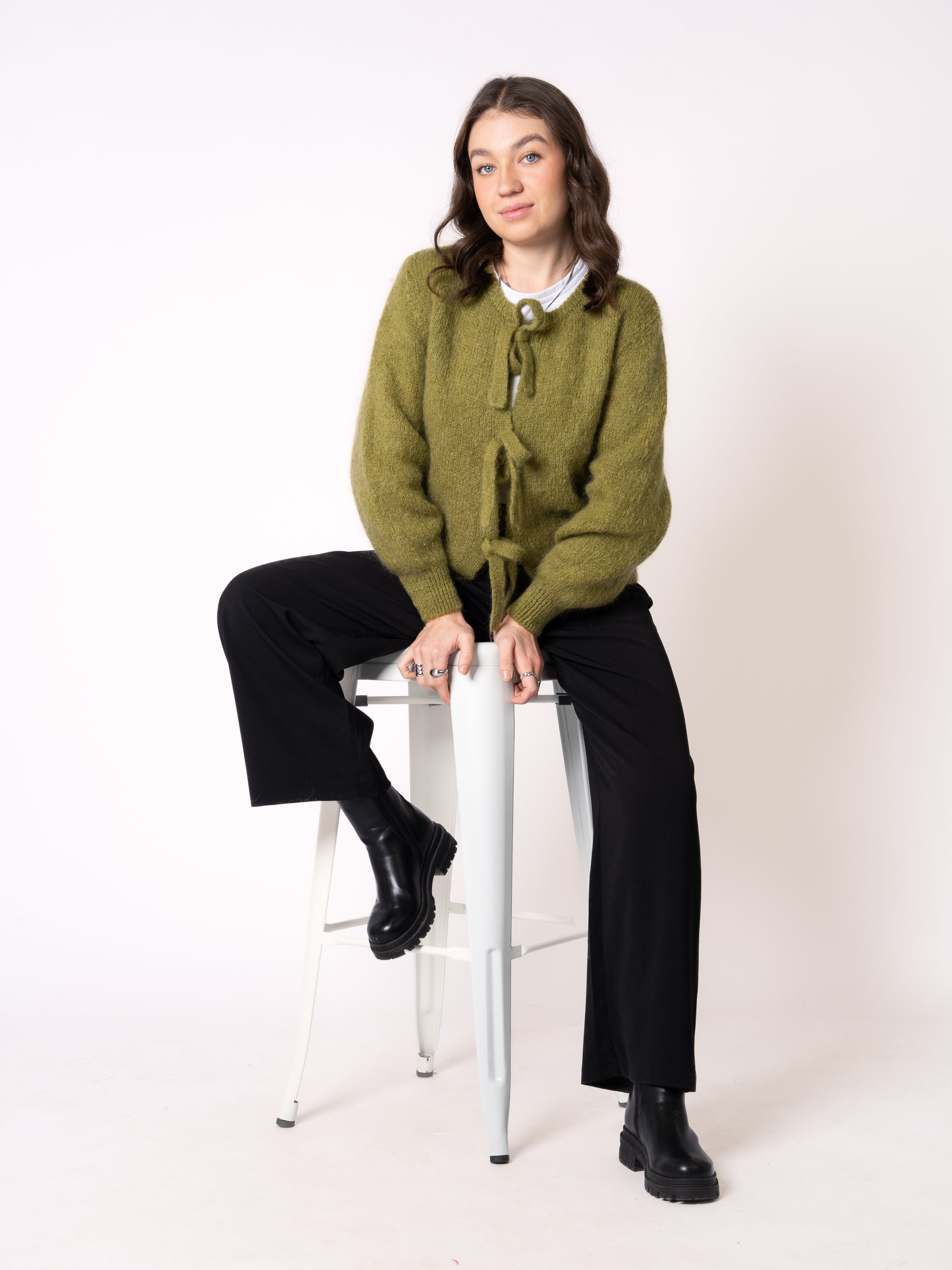 Classy Stoffhose Ellen - Schwarz