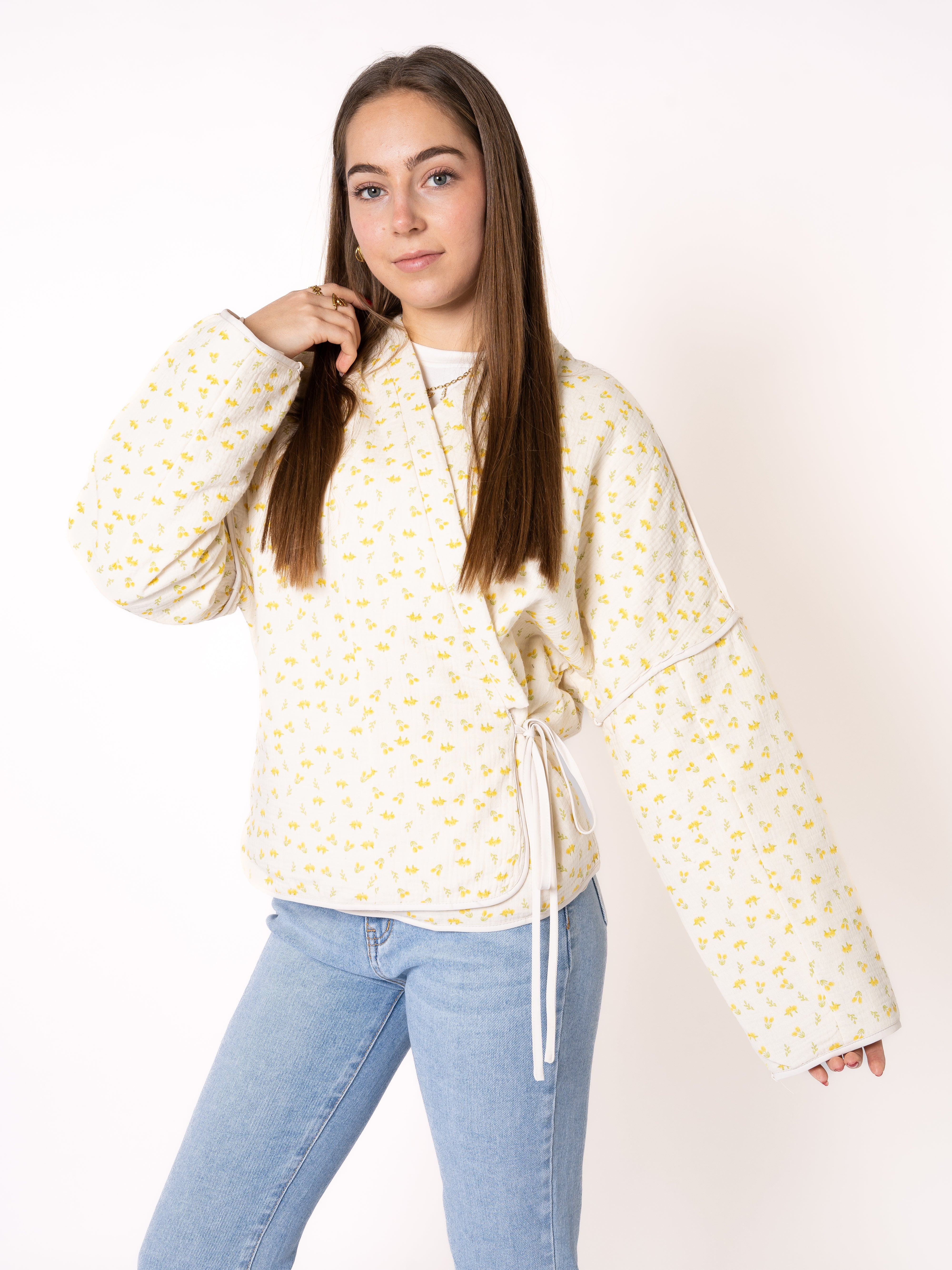 Baumwoll Musselinjacke Lotta - Gelb