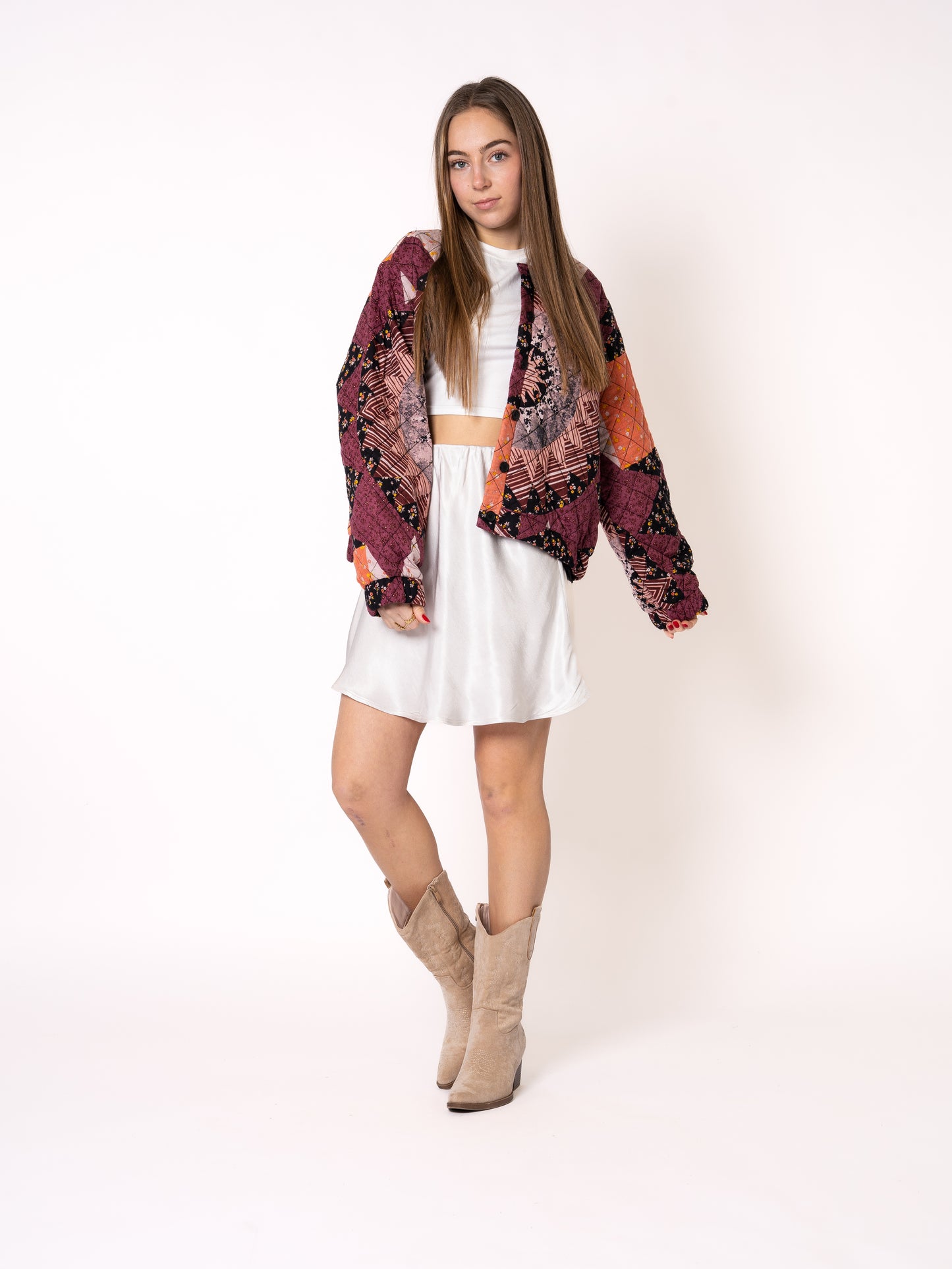 Silky Sleek Miniskirt - Champagner