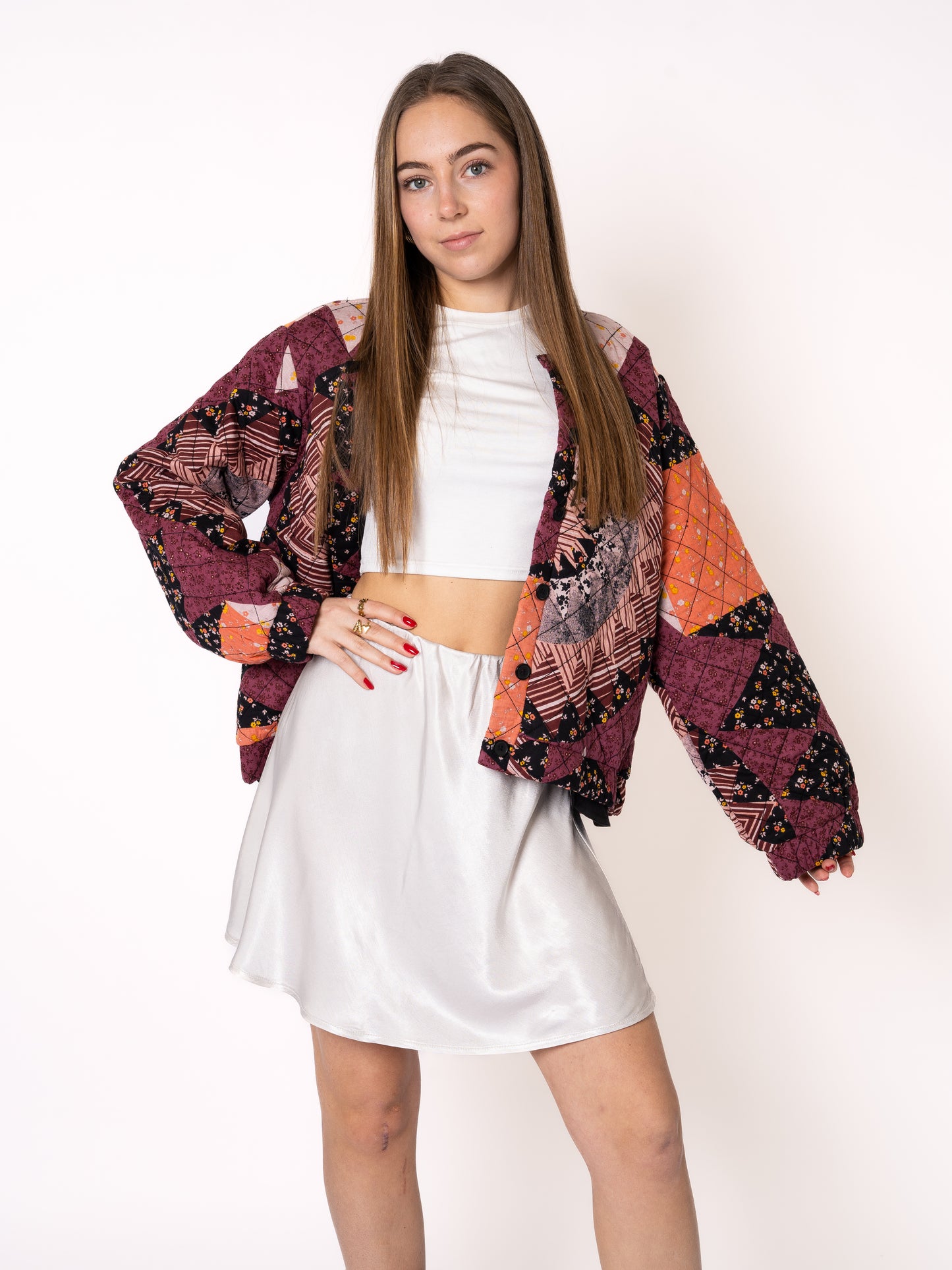 Silky Sleek Miniskirt - Champagner