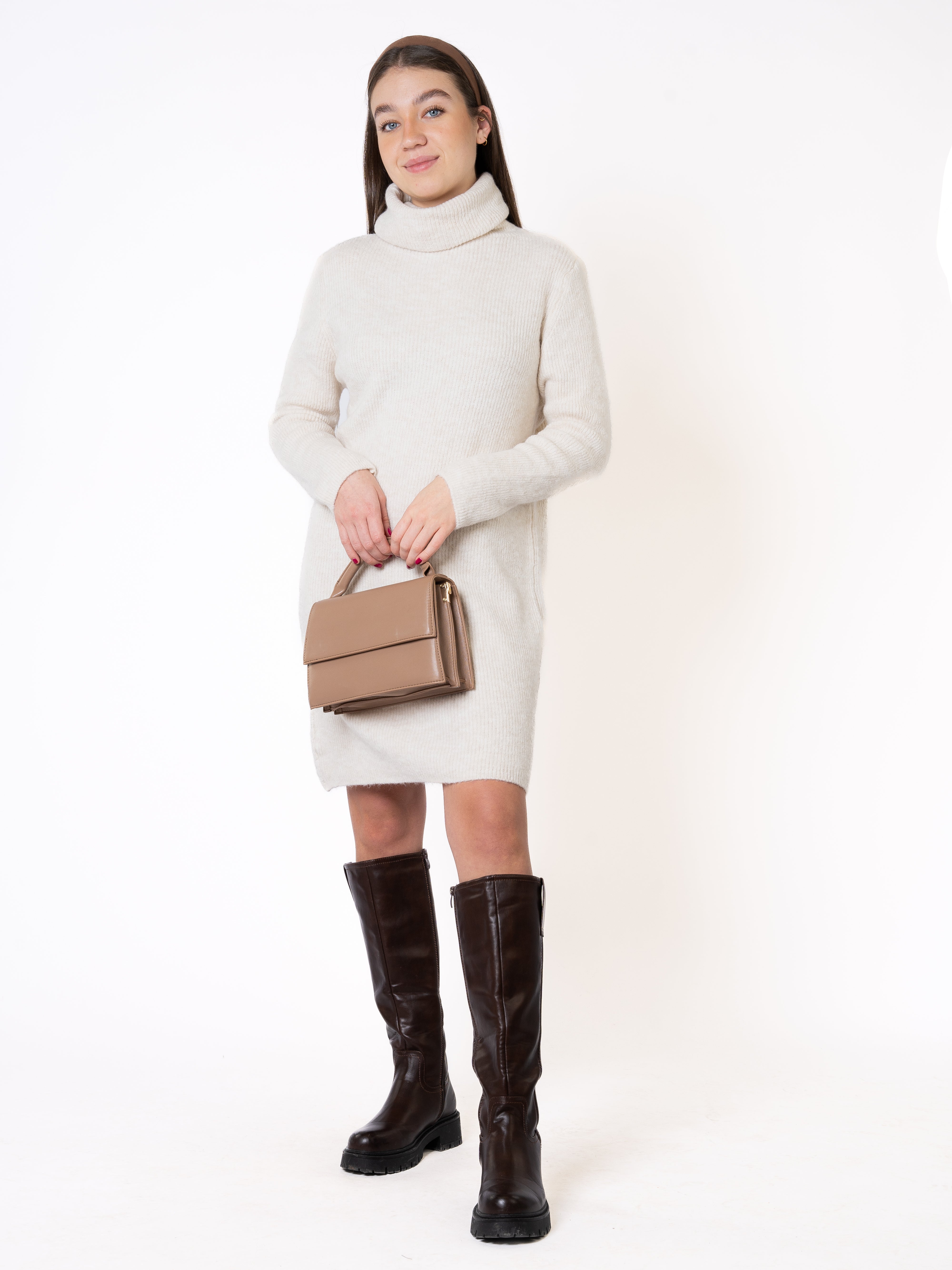 Strickkleid Helena - Creme
