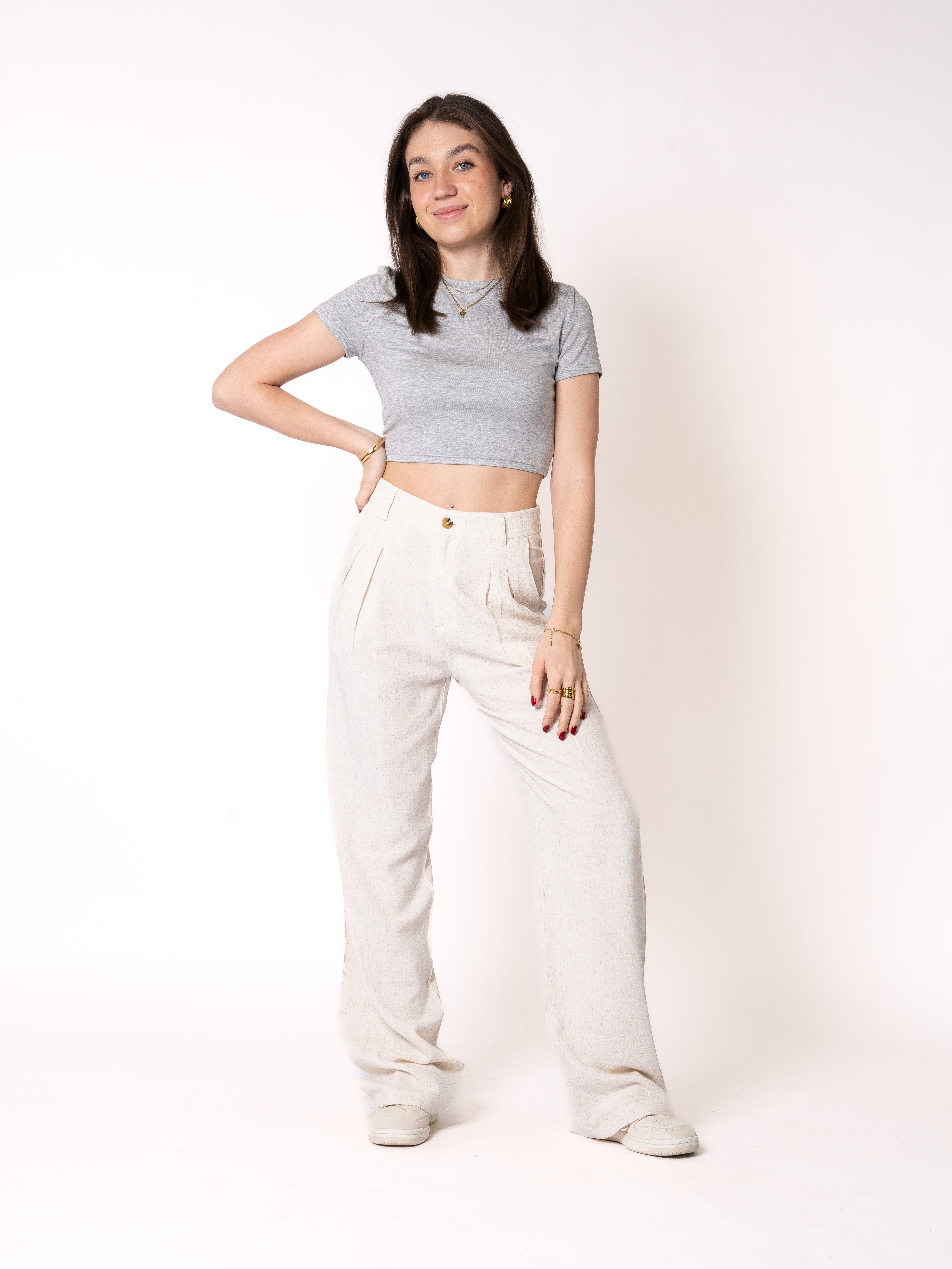 Straight Leg Leinenhose Helen