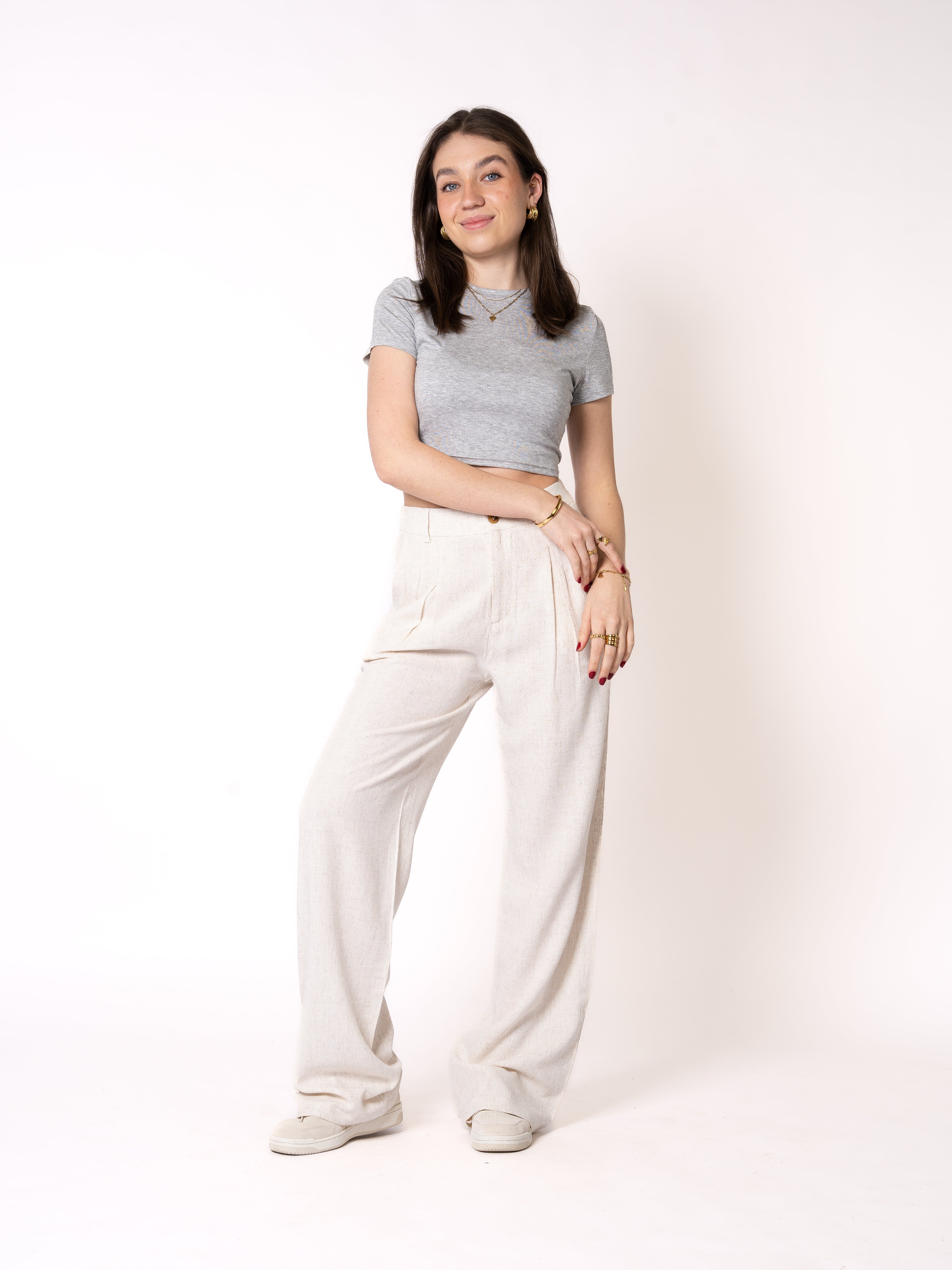 Straight Leg Leinenhose Helen