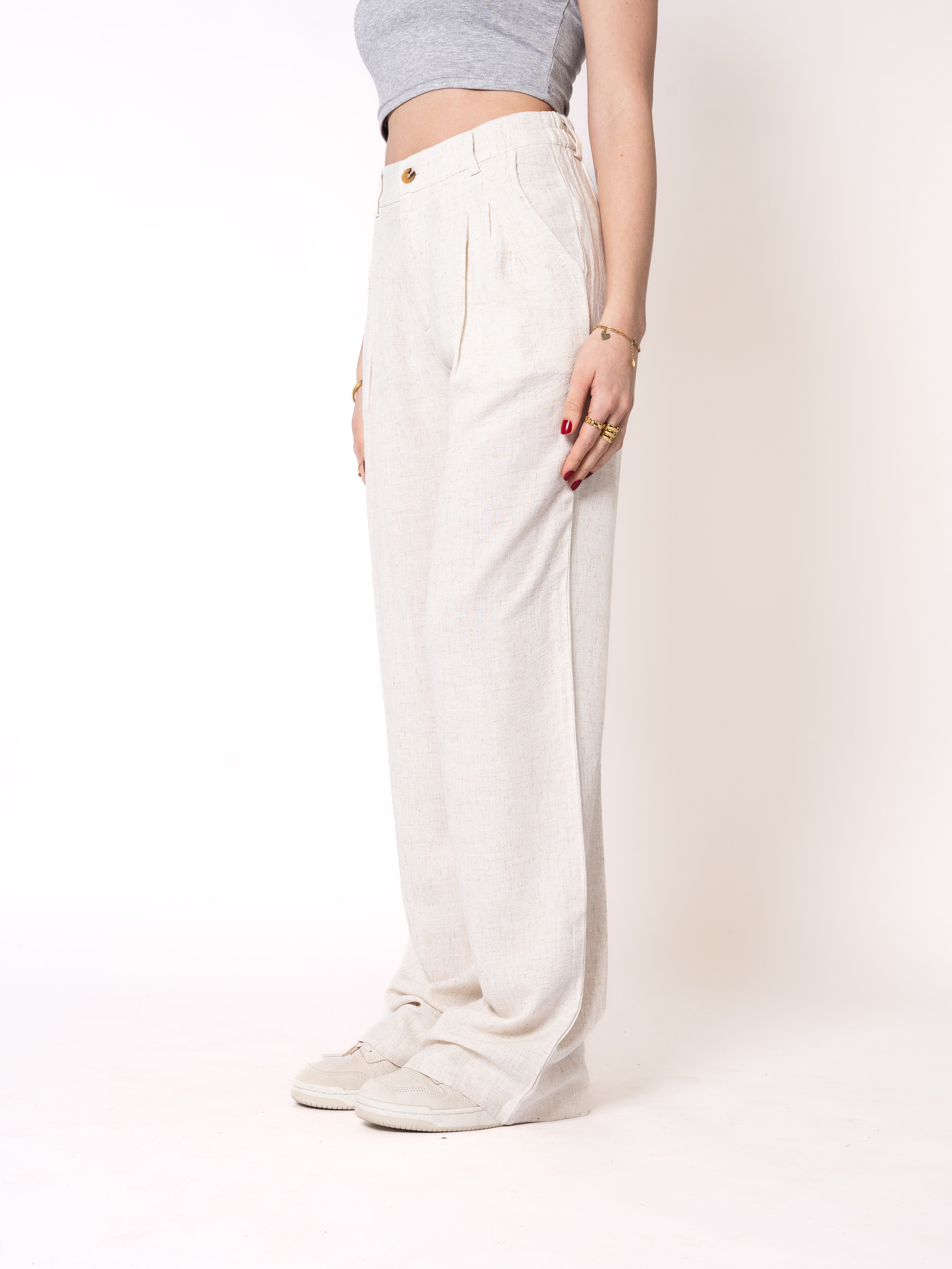 Straight Leg Leinenhose Helen