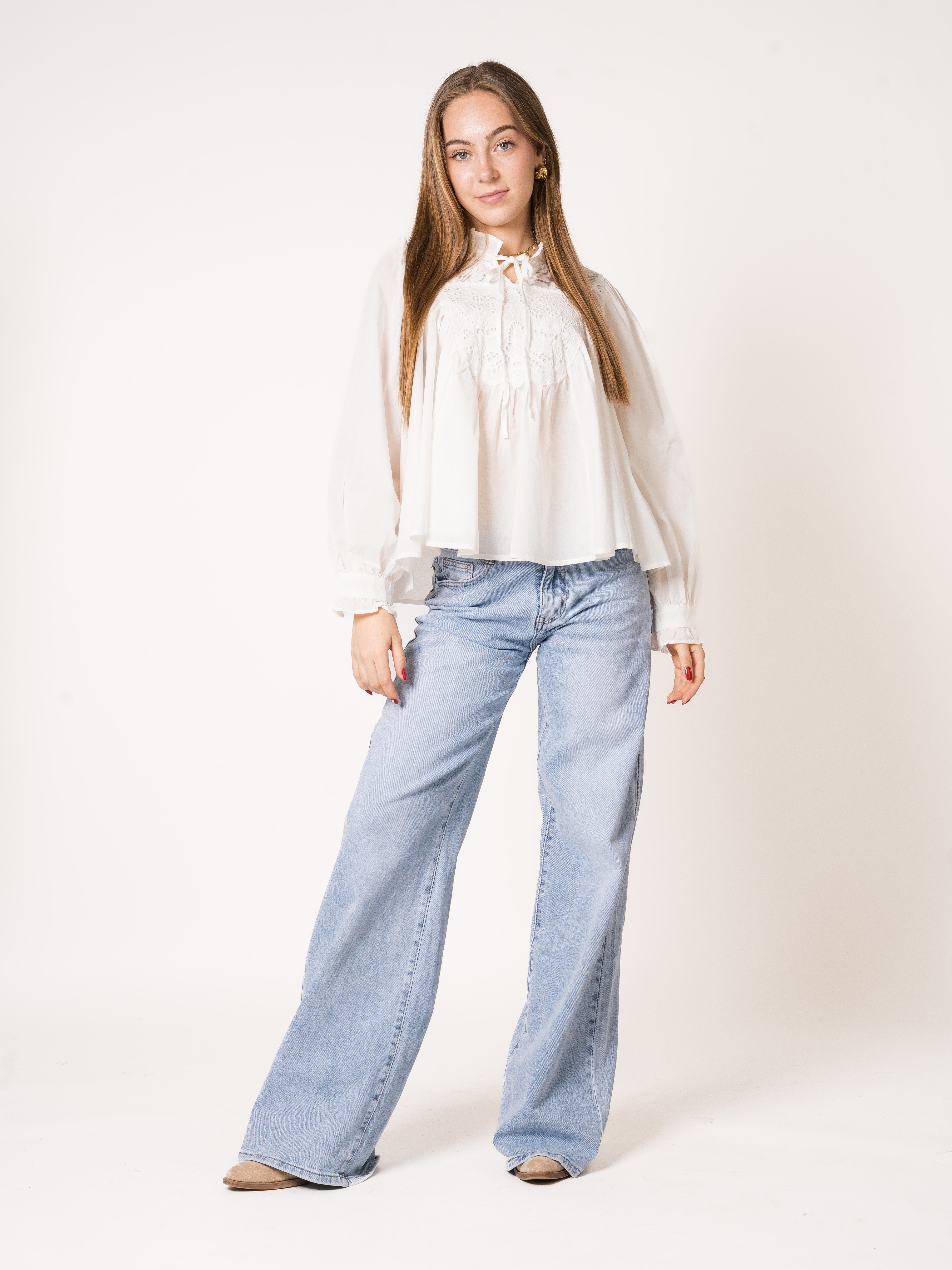 Loving Spring Baumwoll Boho Bluse