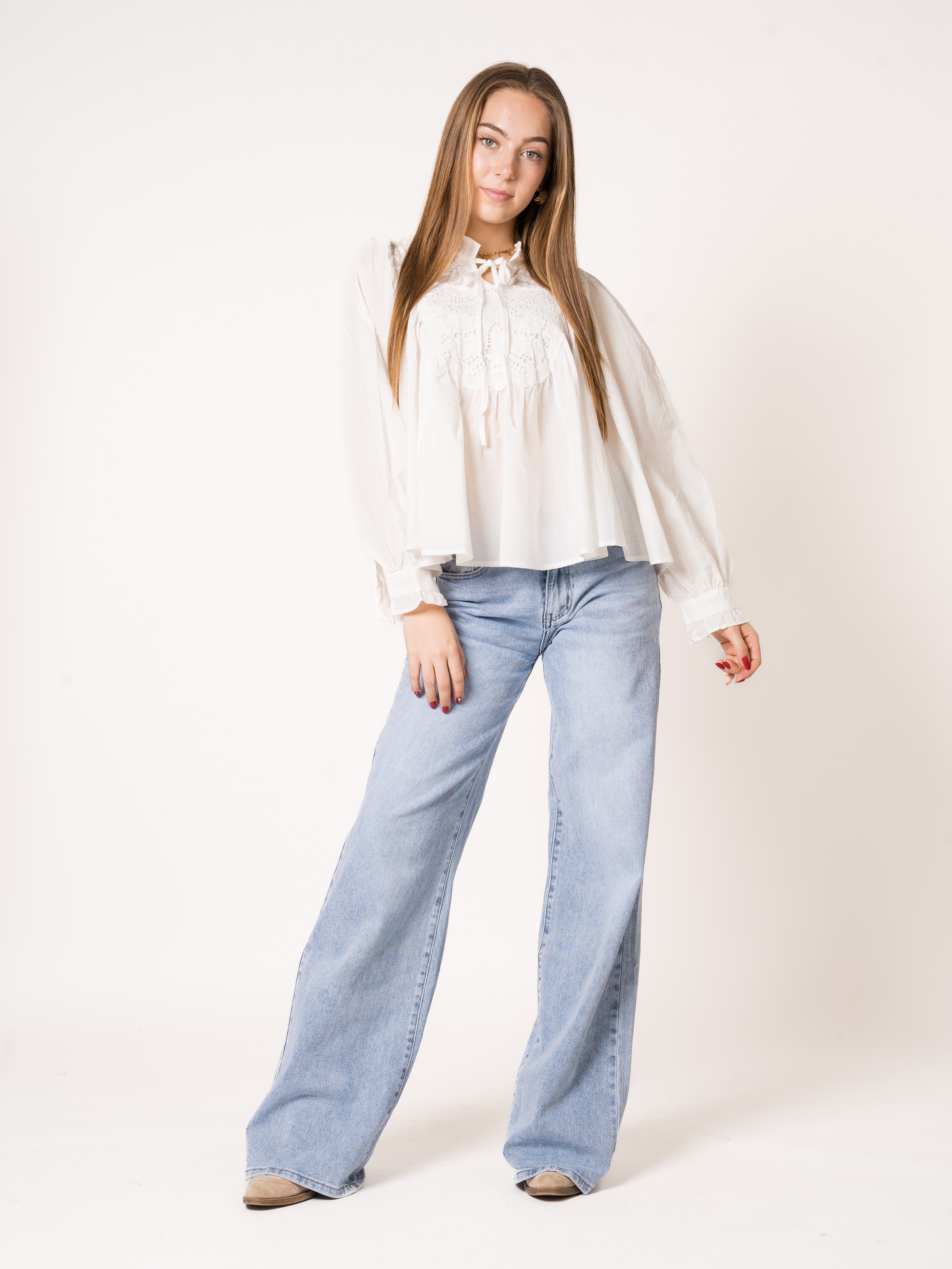 Loving Spring Baumwoll Boho Bluse
