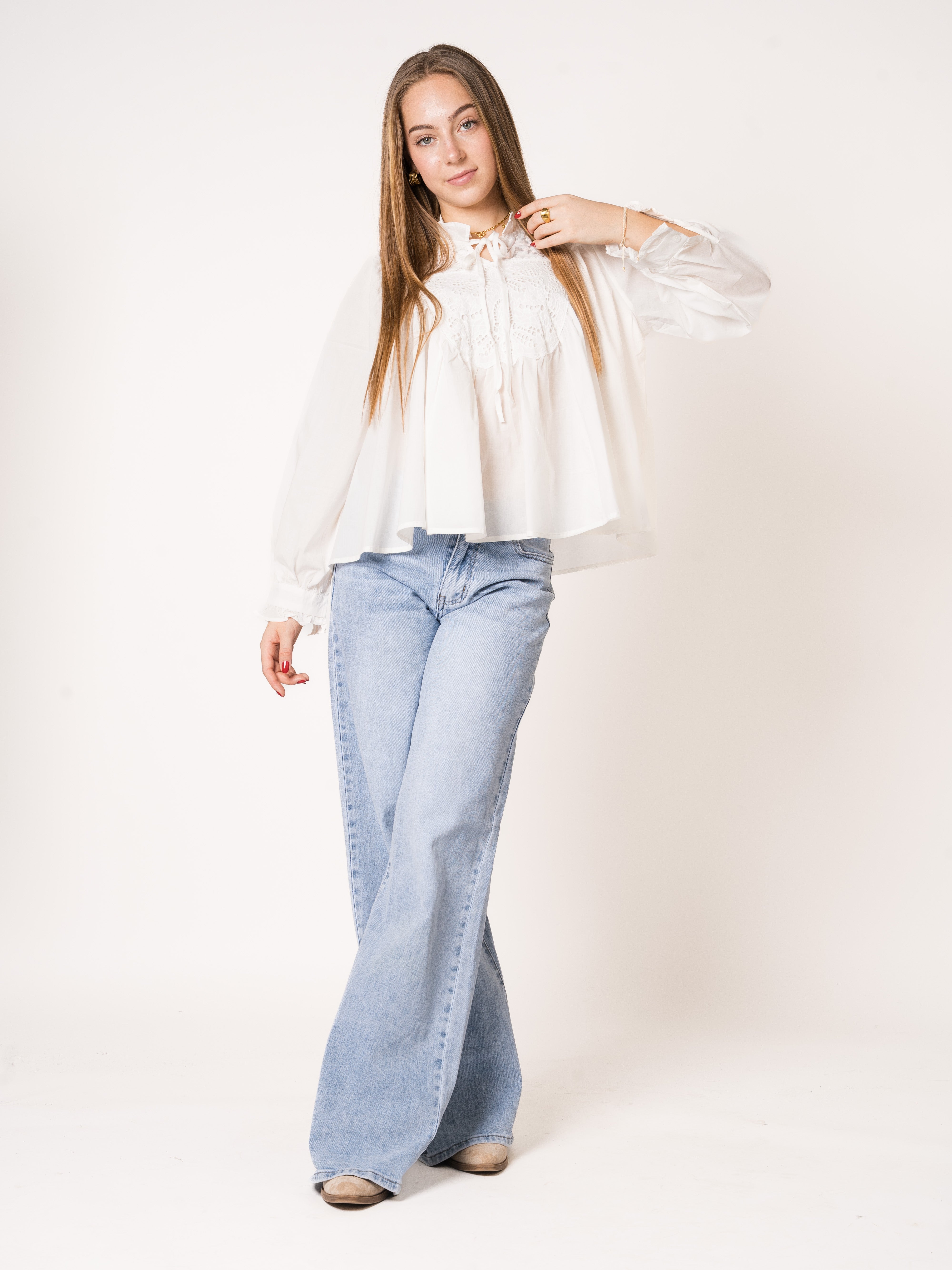 Loving Spring Baumwoll Boho Bluse