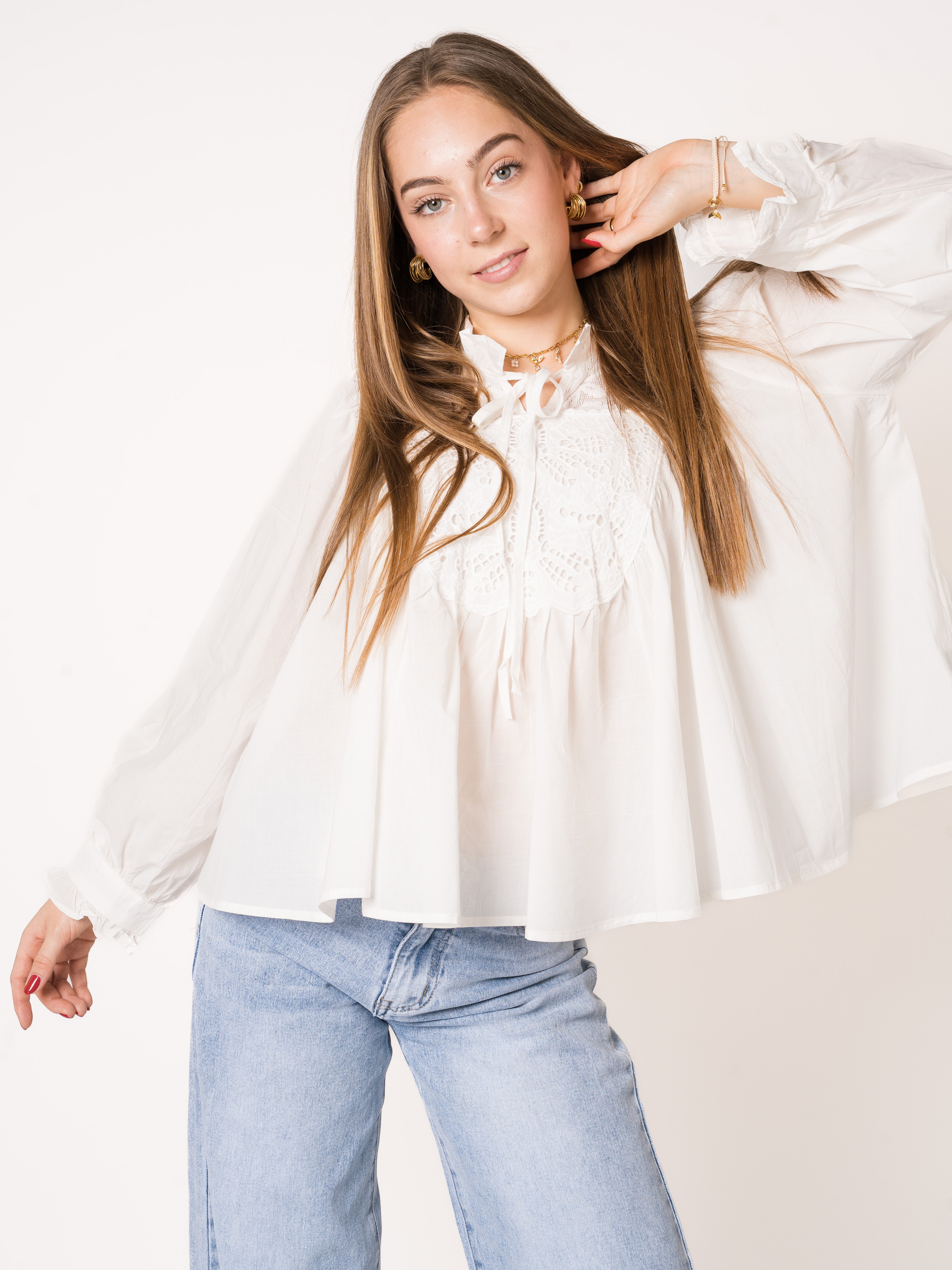 Loving Spring Baumwoll Boho Bluse