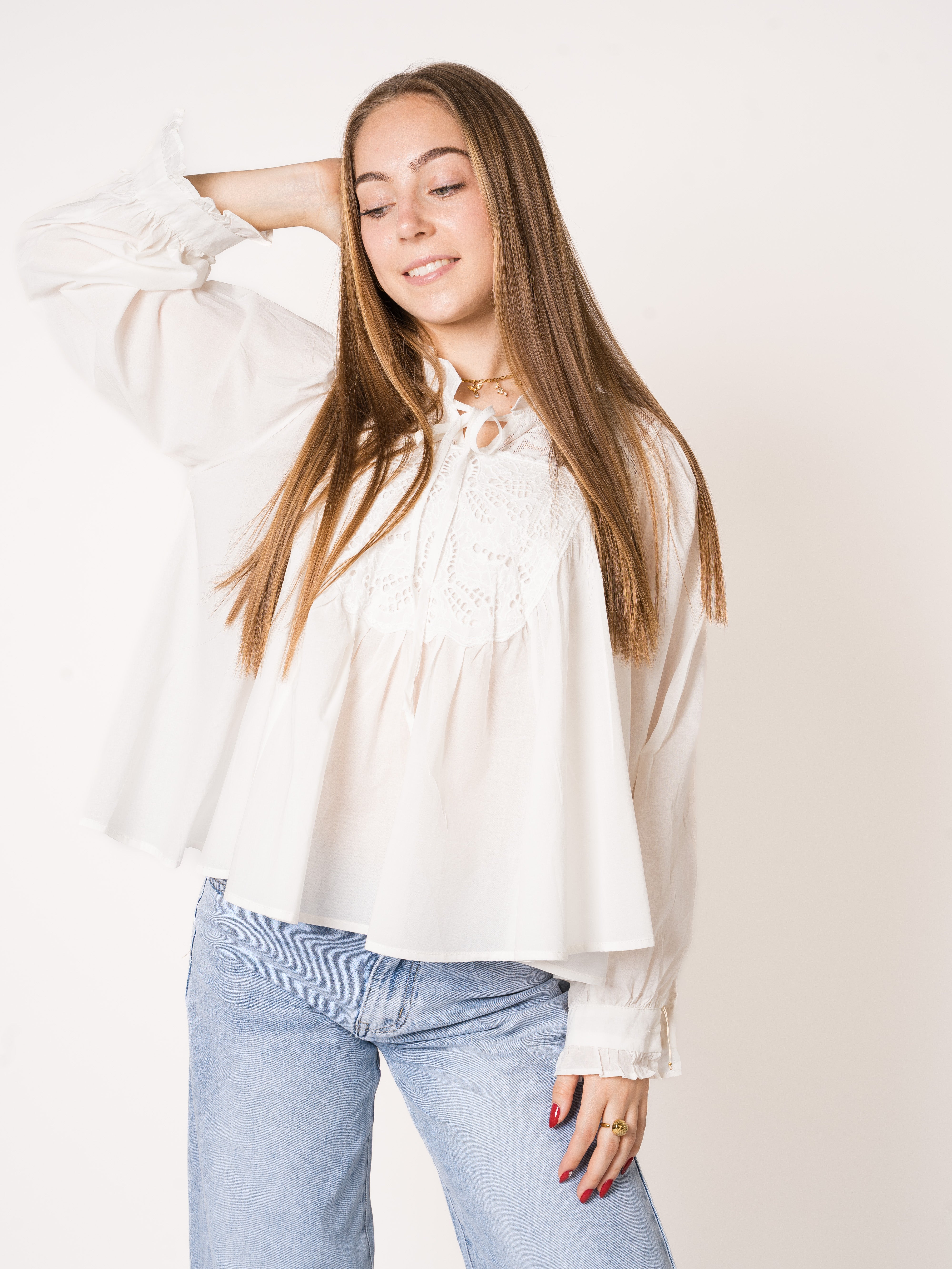Loving Spring Baumwoll Boho Bluse