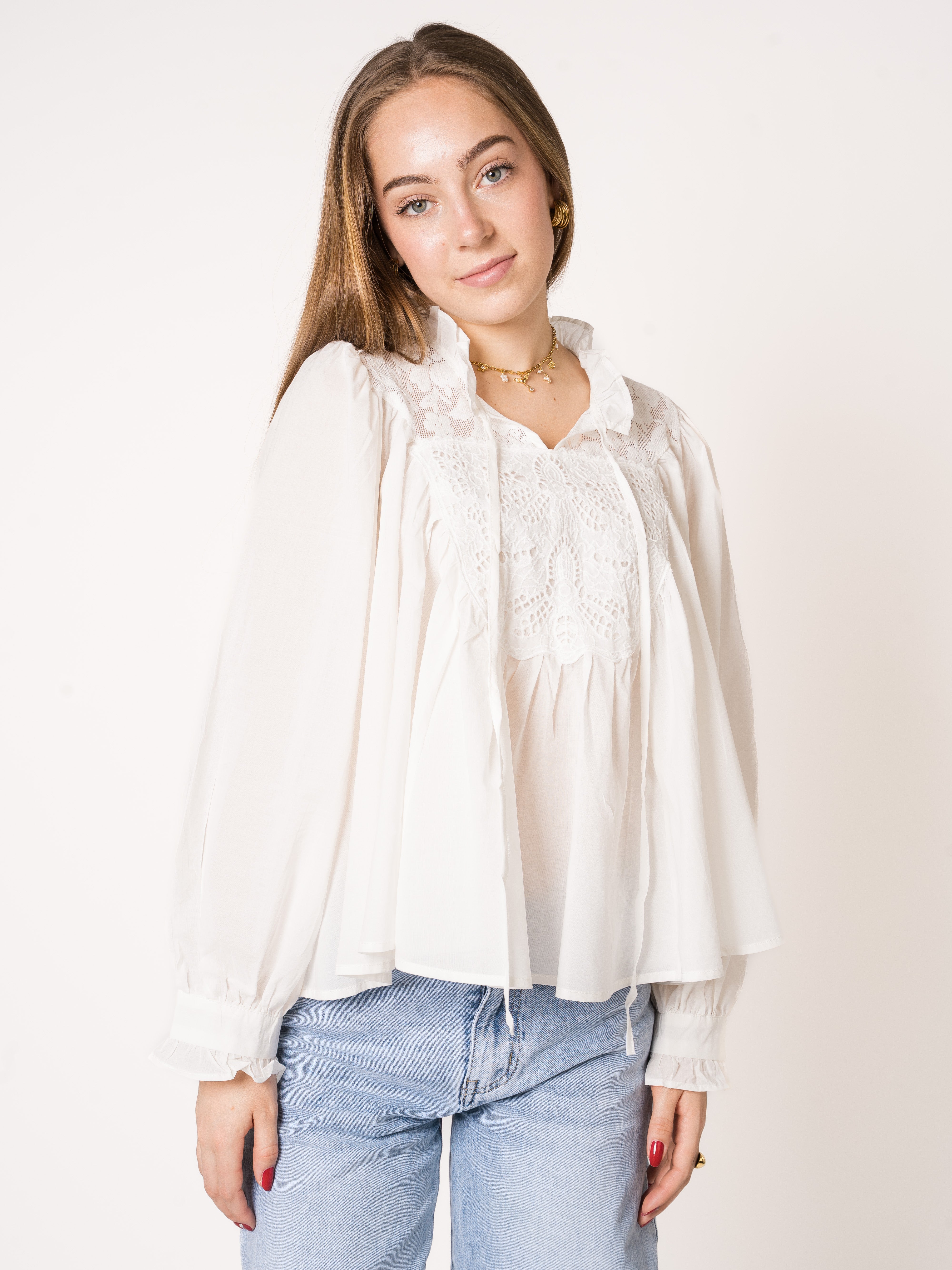 Loving Spring Baumwoll Boho Bluse