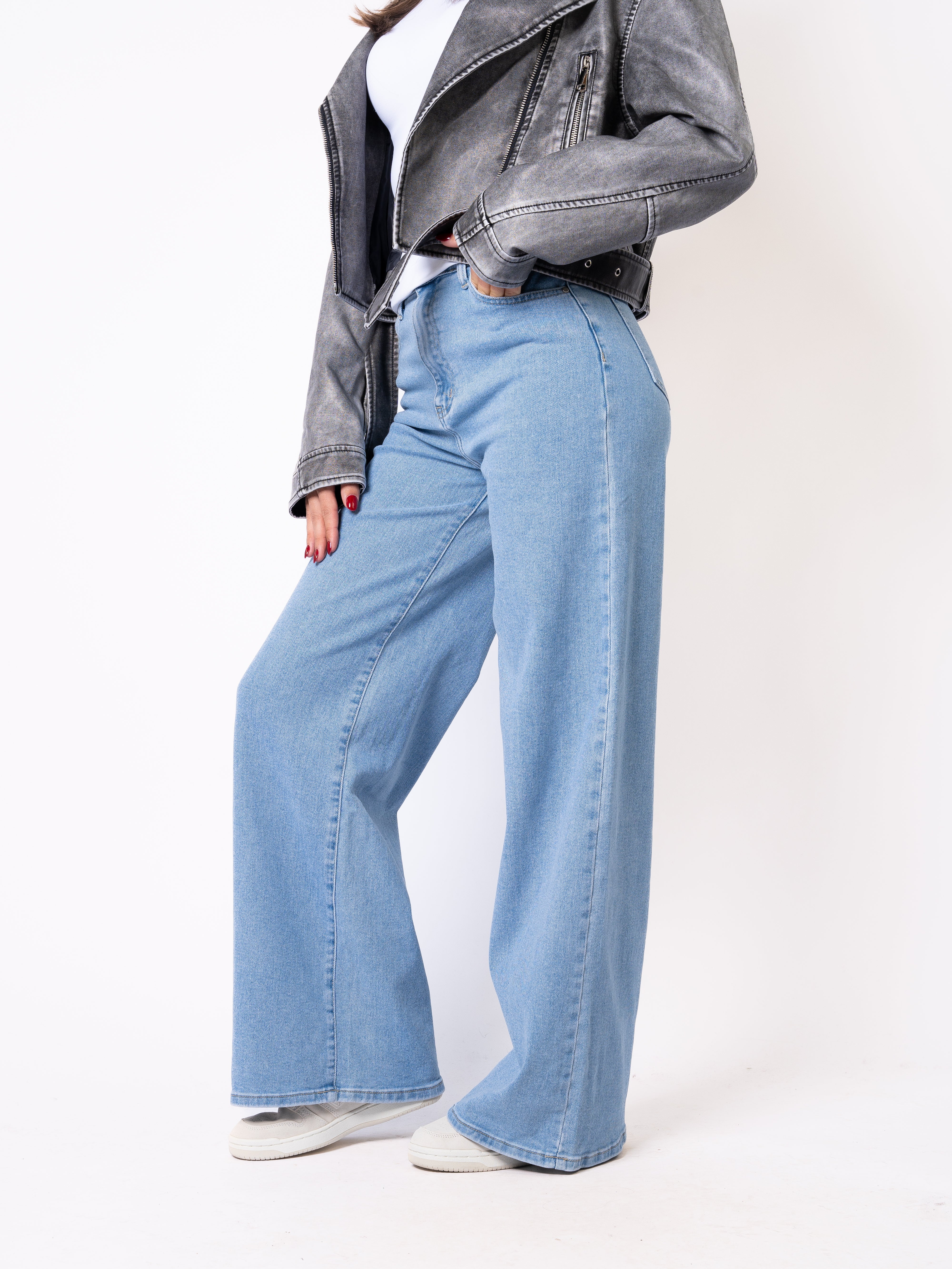 Wide Leg Jeans Nora - Denim Blue