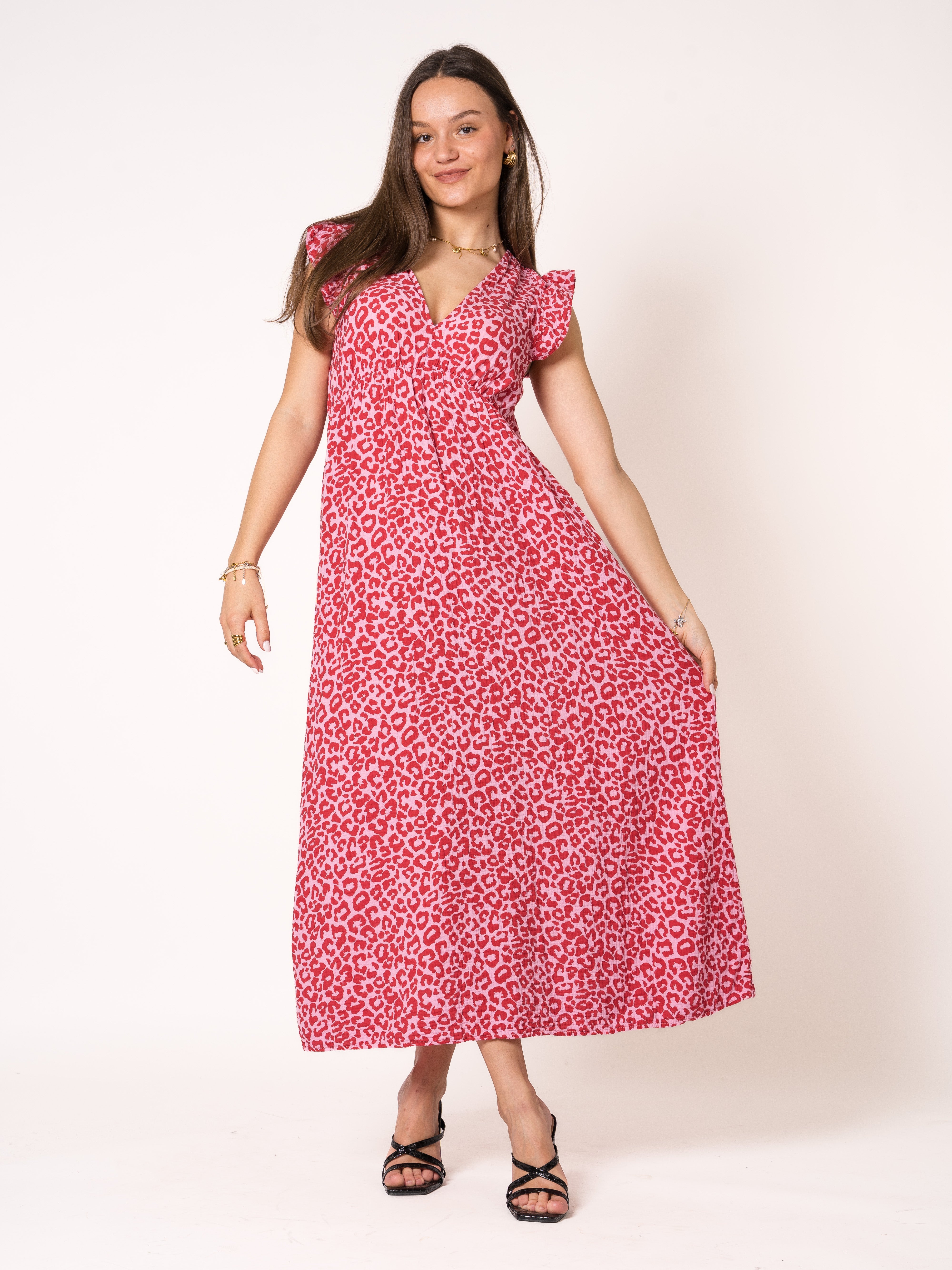 Coastal Musselin Midikleid Little Leo