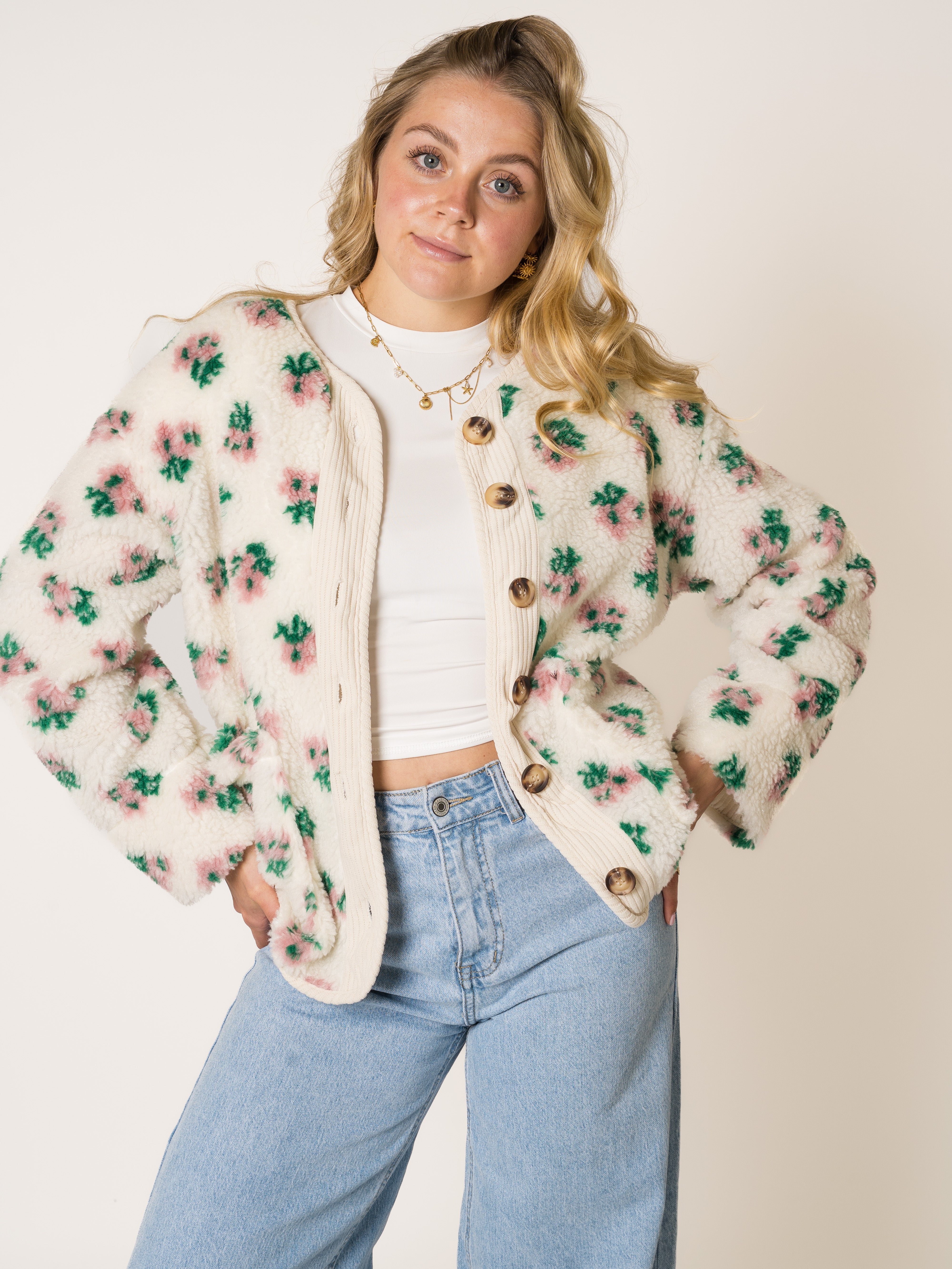 Teddyjacke Rosy