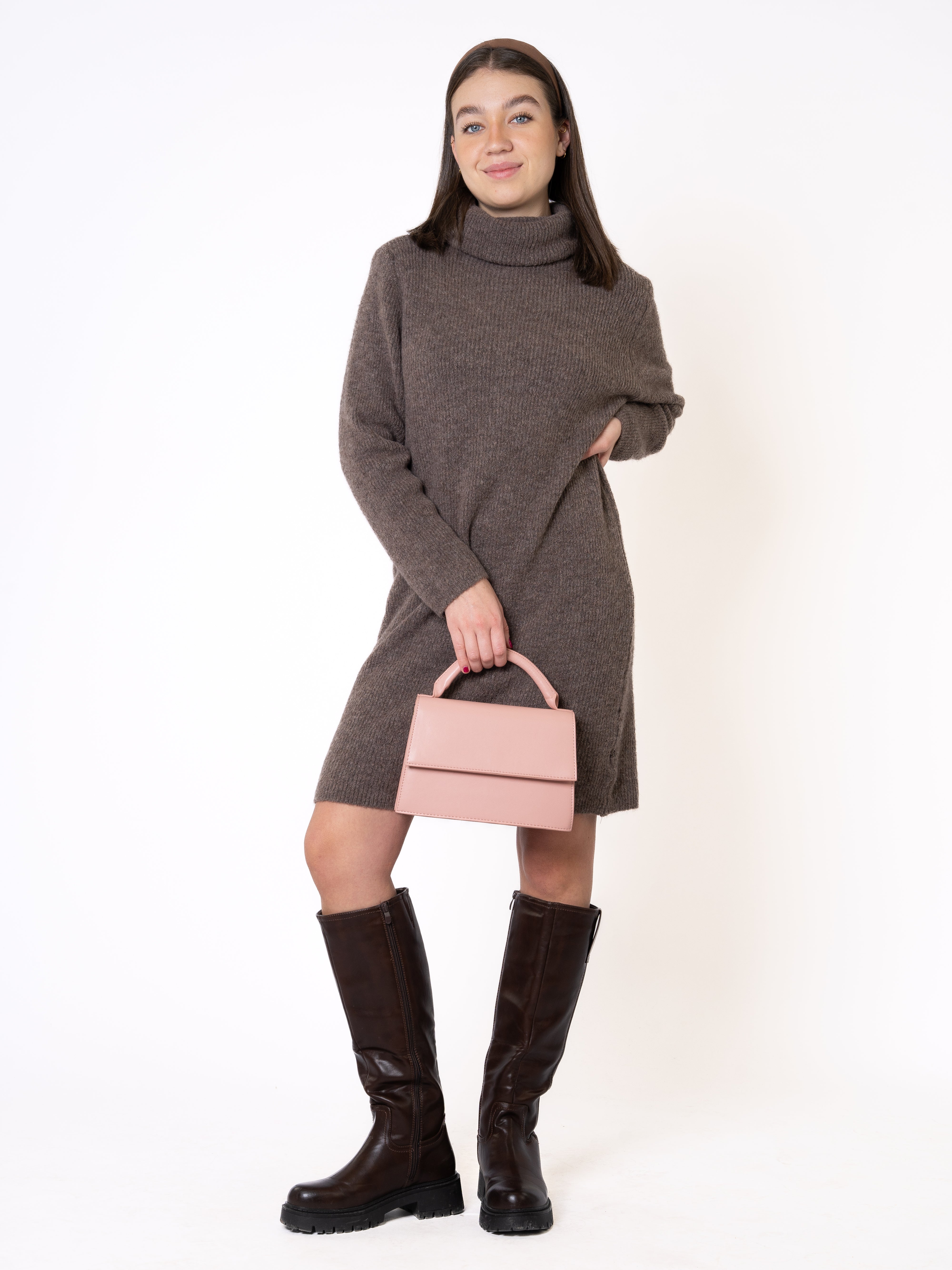 Strickkleid Helena - Braun