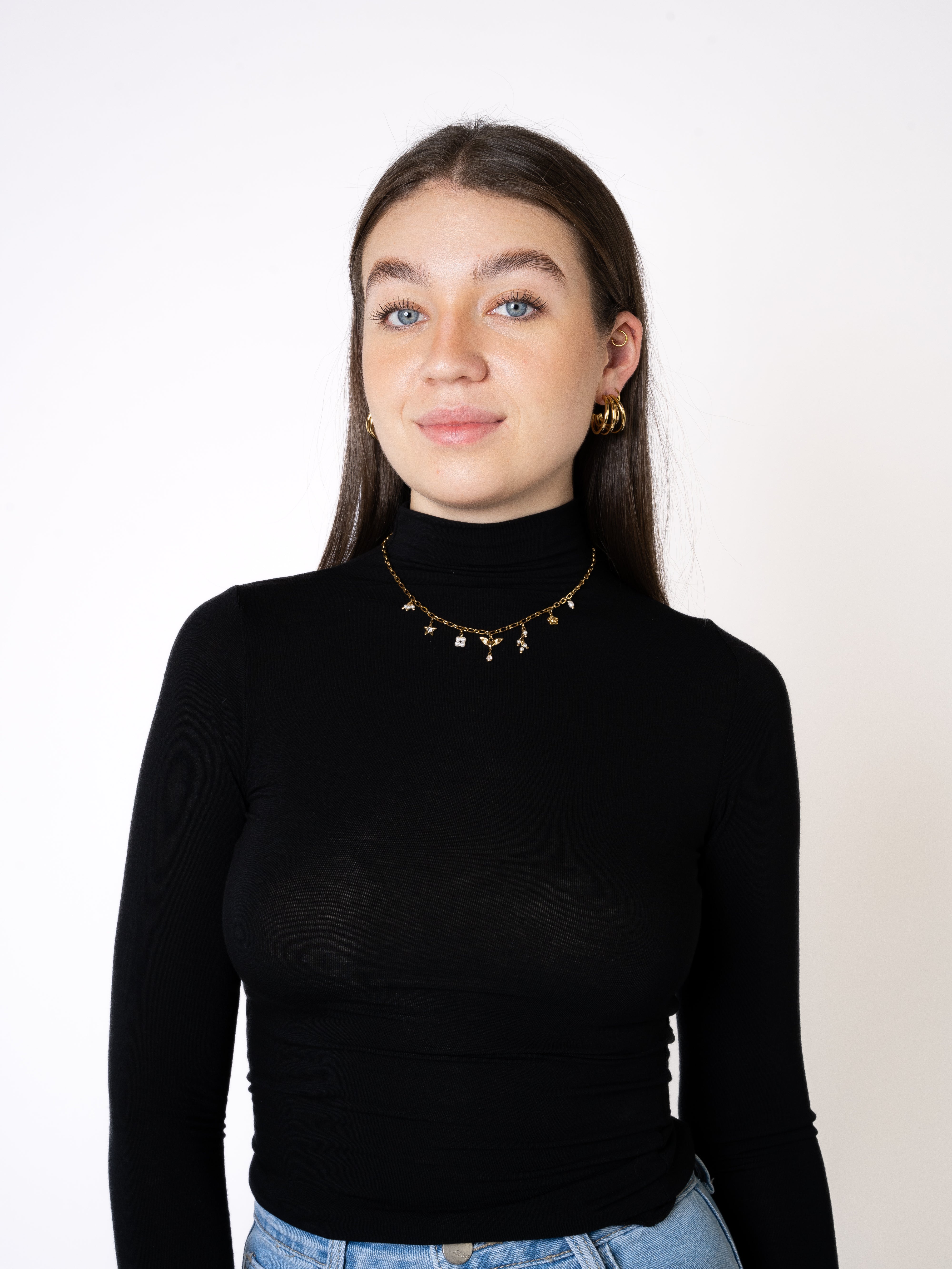 Charms Necklace - Gold Silber