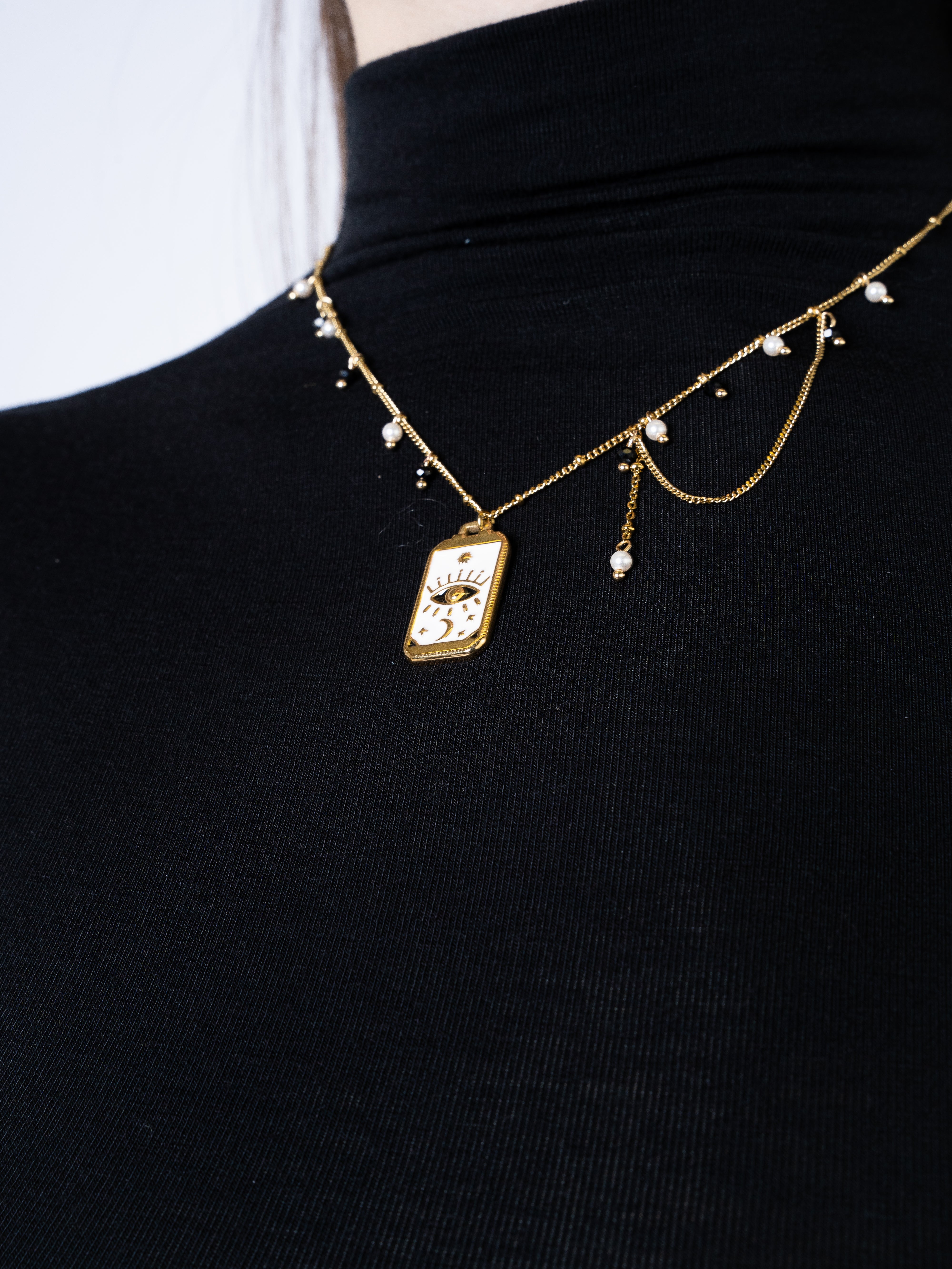 Eye-Opening Necklace - Gold