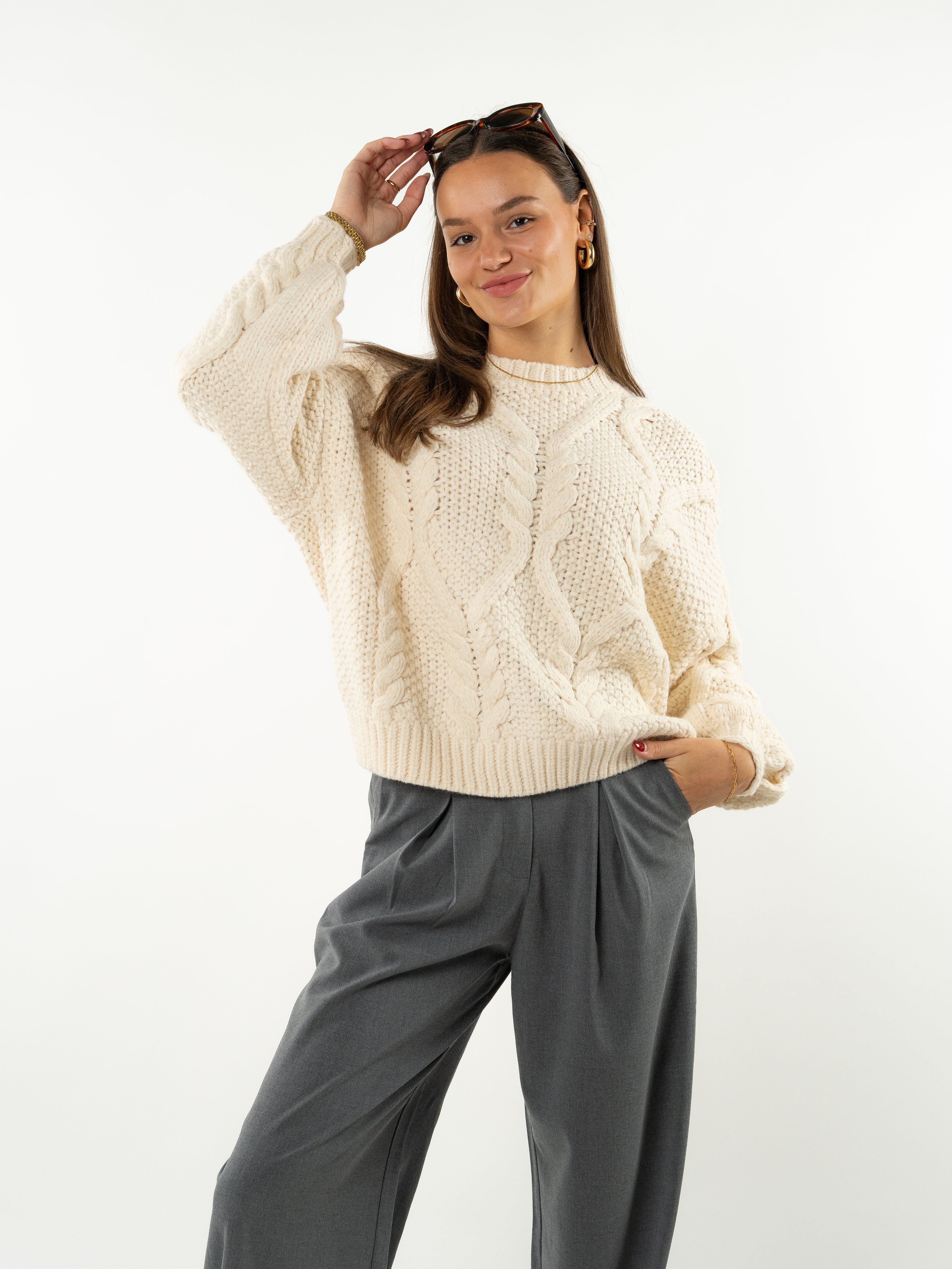 Strickpullover Luana - Creme