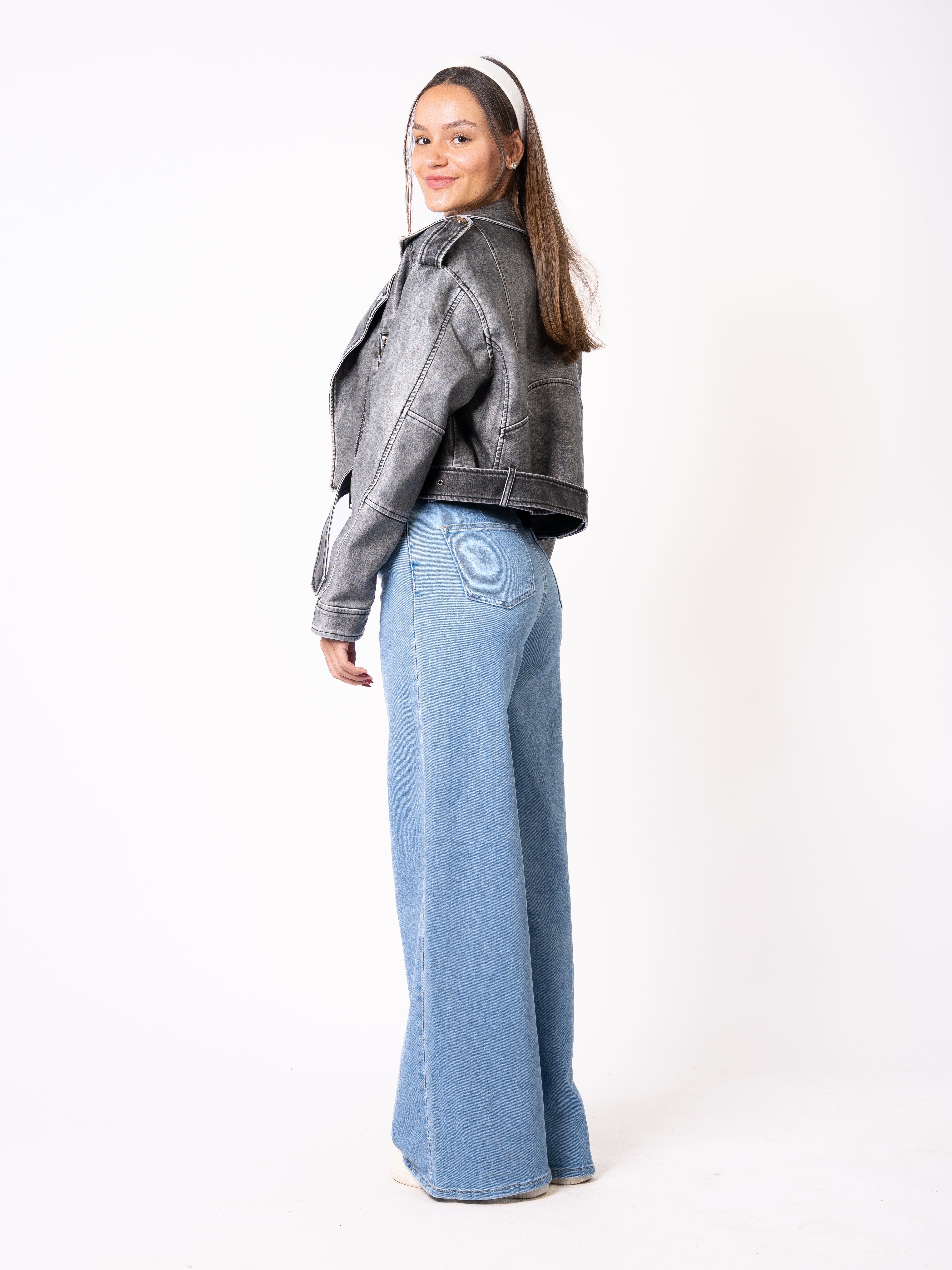 Wide Leg Jeans Nora - Denim Blue