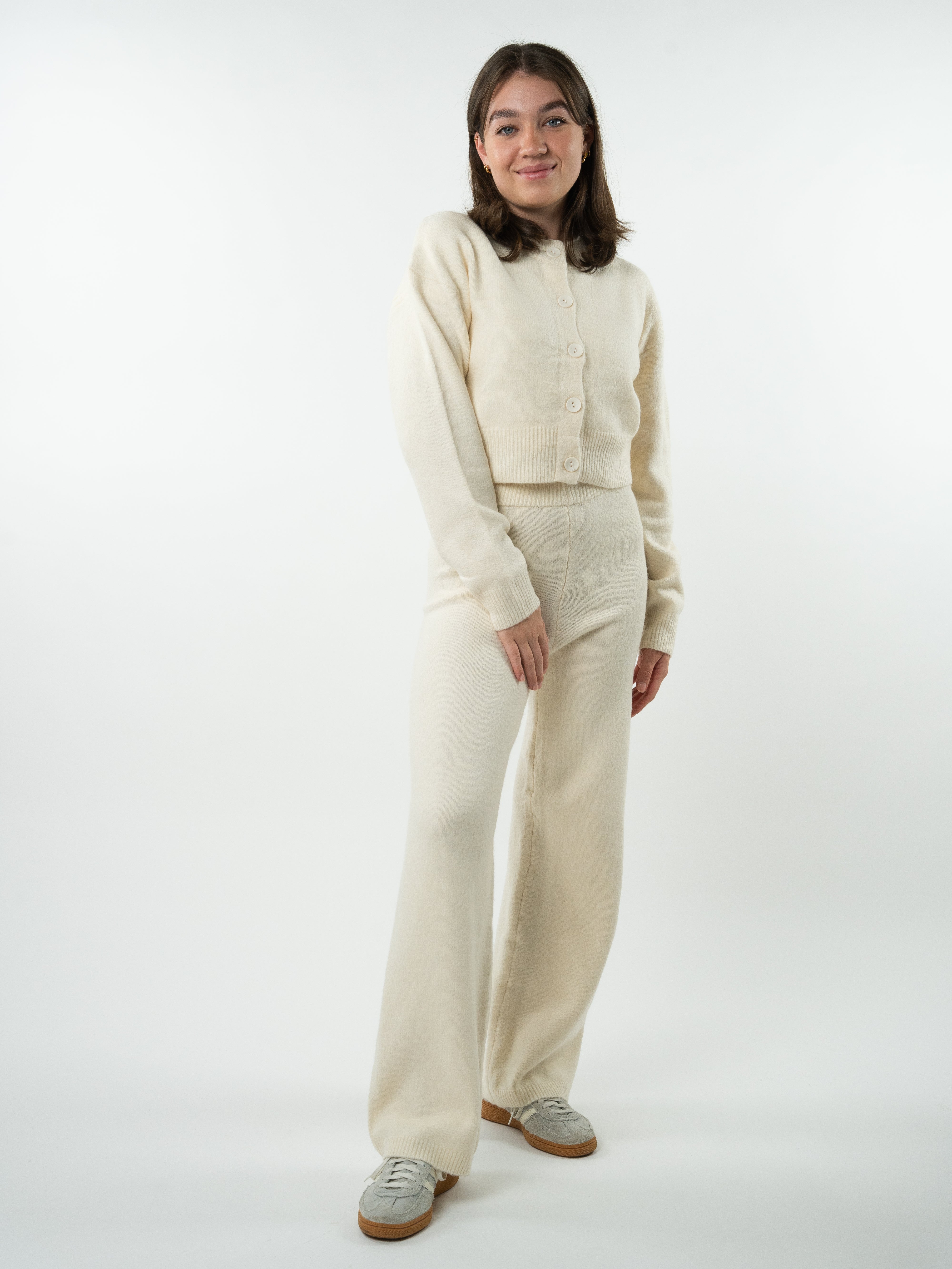 Get Comfy Knit Jacket - Creme