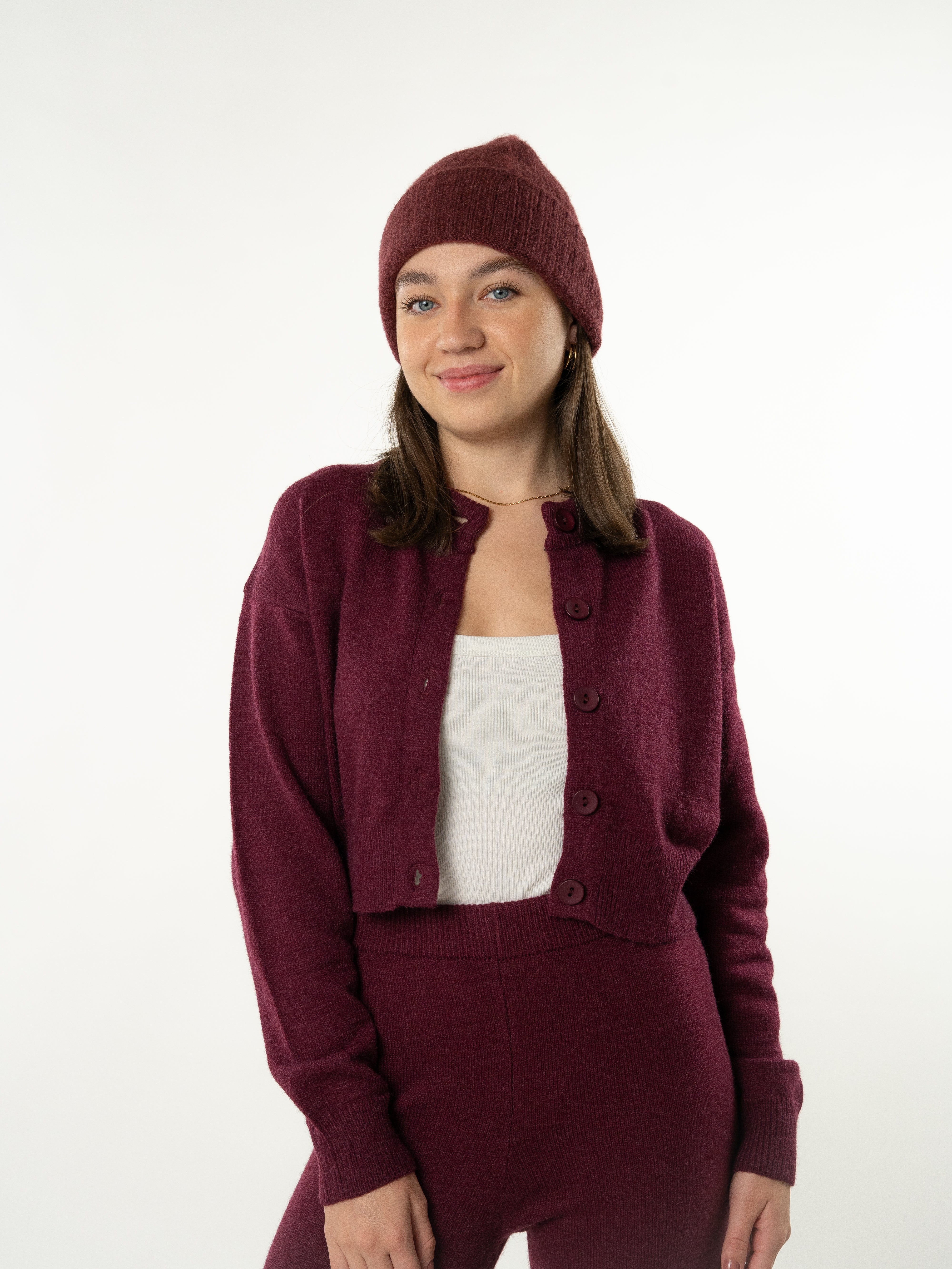 Basic Beanie - Bordeaux