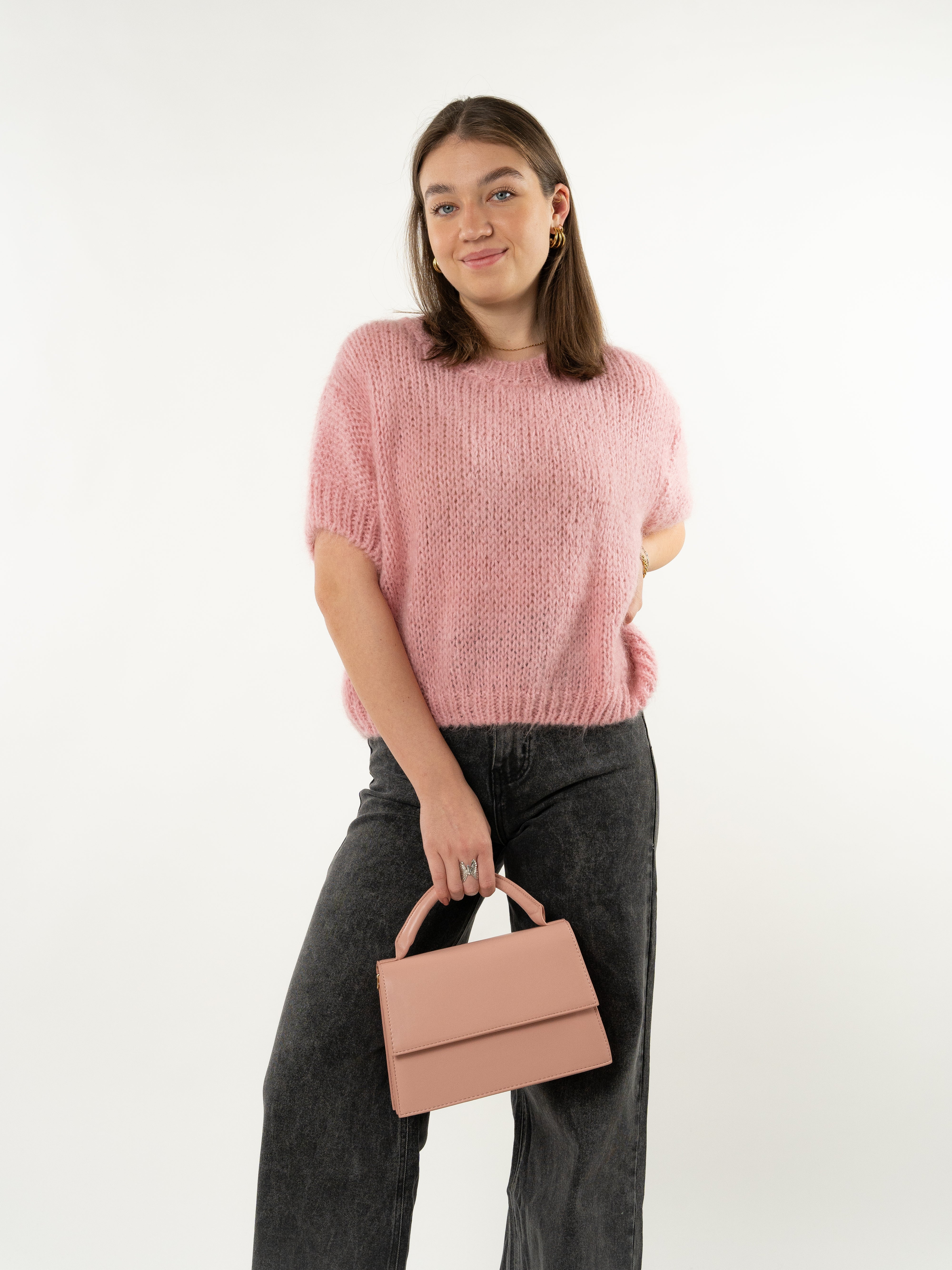 Sweet Nothing Strickshirt - Rosa