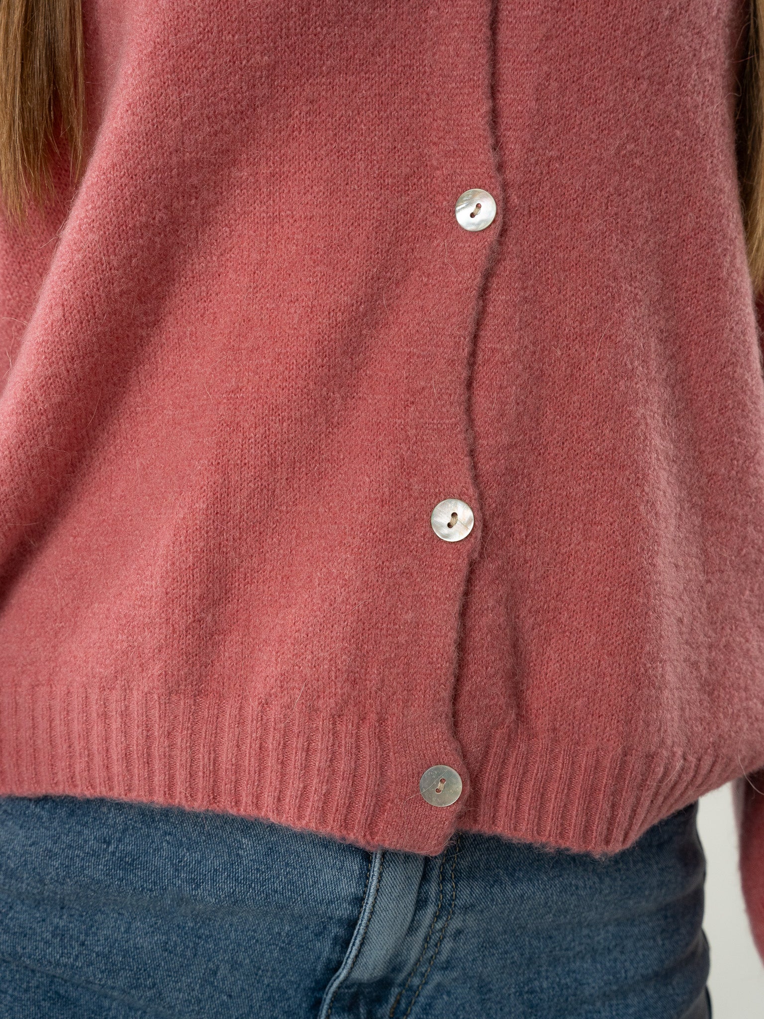 Strickjacke Sophie - Altrosa